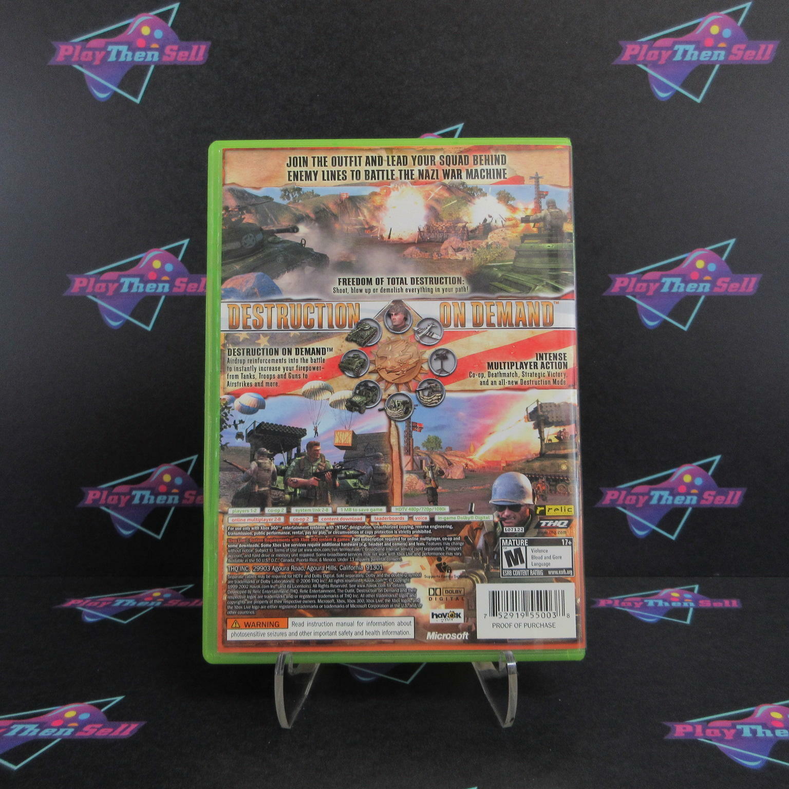 The Outfit Xbox 360 Complete - Excellent
