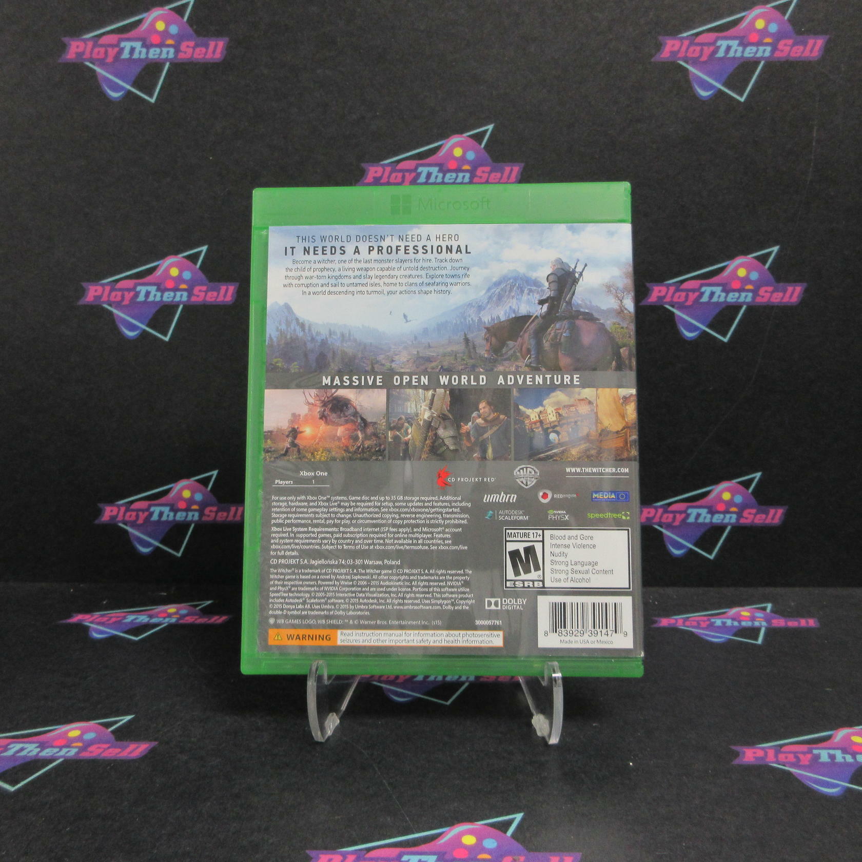 The Witcher 3 Wild Hunt Xbox One + Soundtrack Complete - Excellent