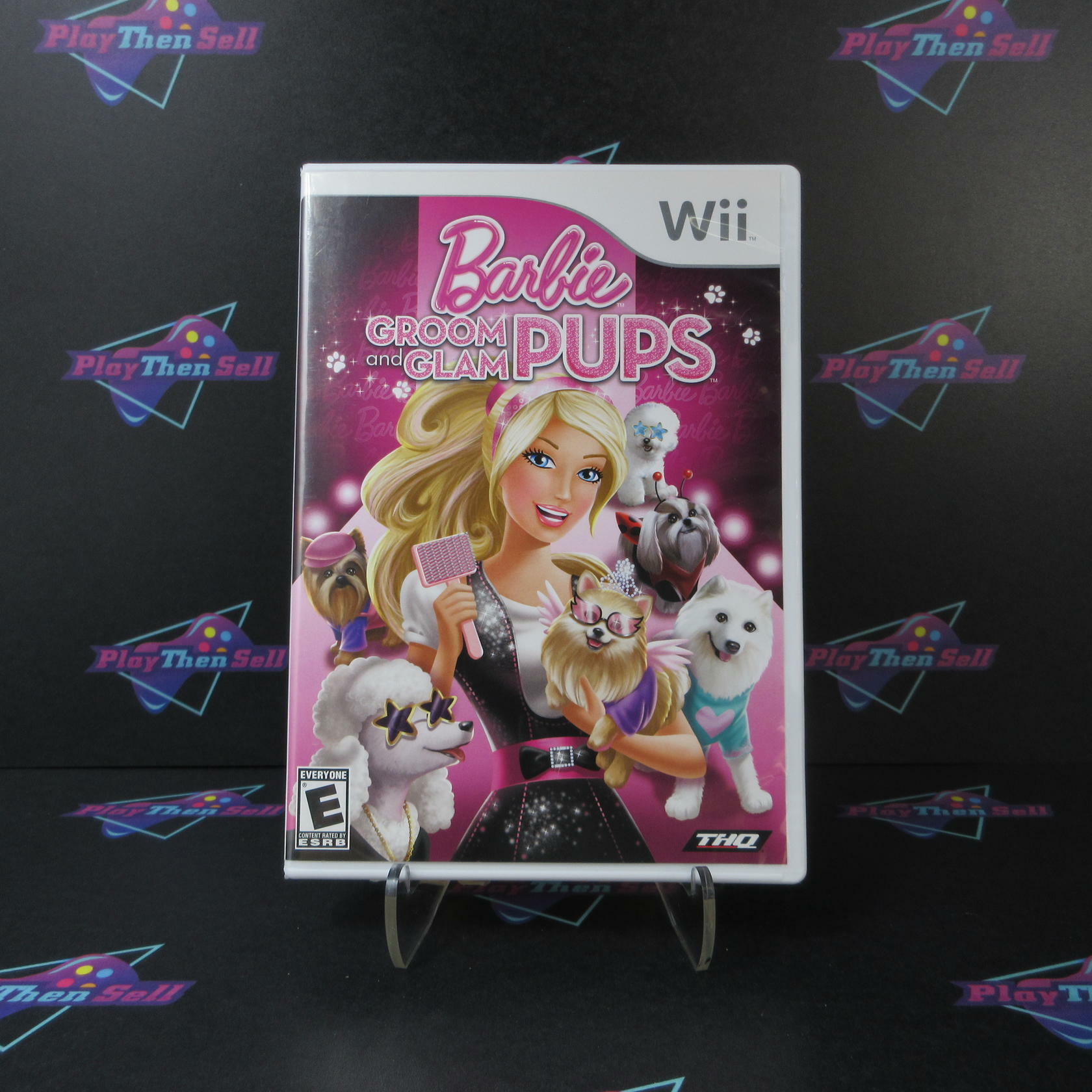 Barbie Groom And Glam Pups Nintendo Wii Complete - Excellent