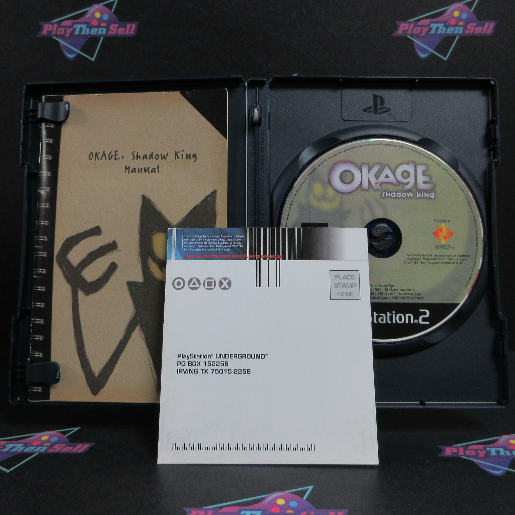 OKAGE Shadow King PS2 PlayStation 2 + Reg Card Complete - Excellent