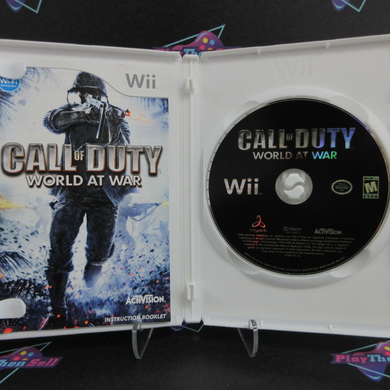 Call of Duty World at War Nintendo Wii Complete - Excellent