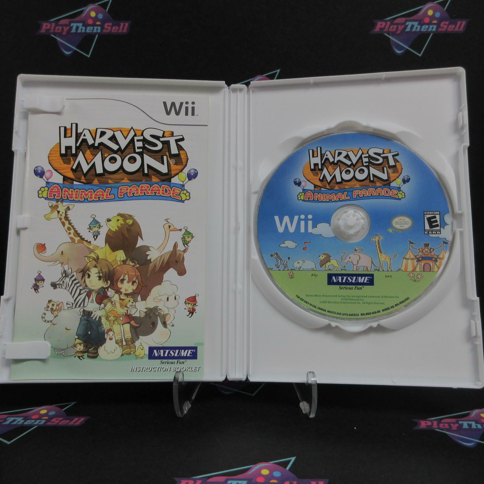 Harvest Moon Animal Parade Nintendo Wii Complete - Excellent
