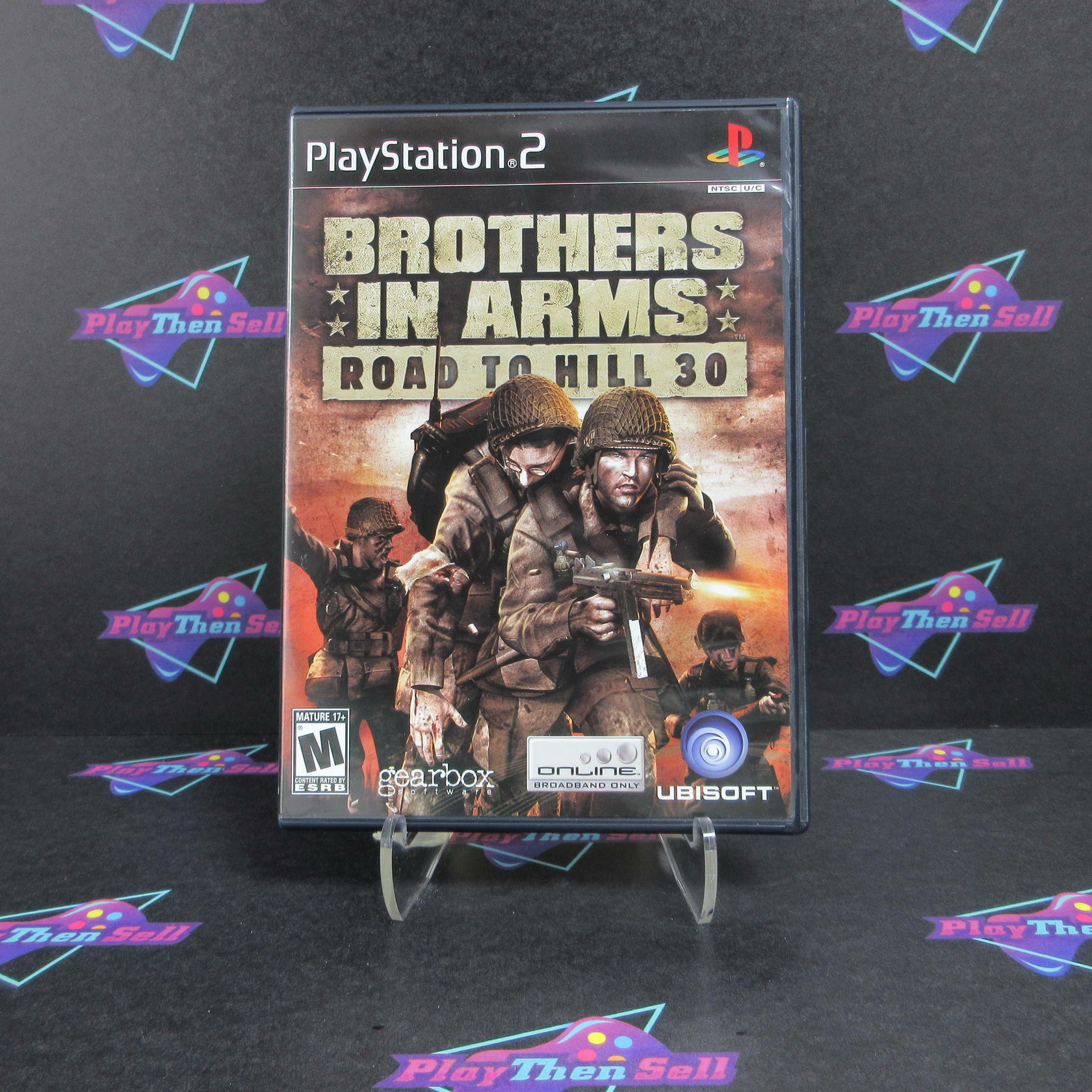 Brothers in Arms Road to Hill 30 PS2 PlayStation 2 + Reg Card CIB - Excellent