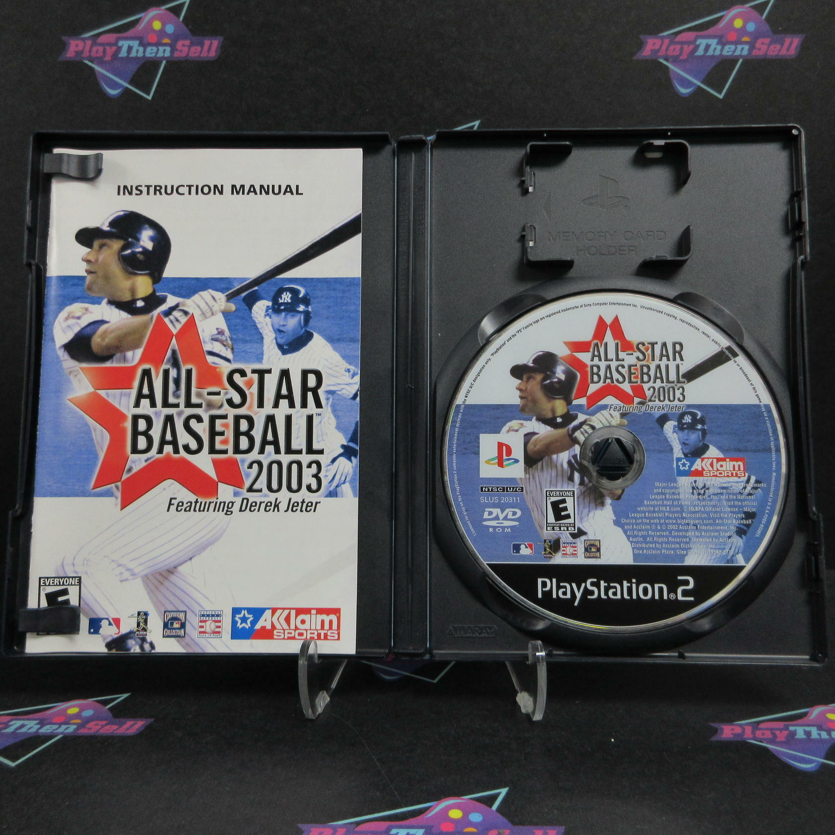 All Star Baseball 2003 PS2 PlayStation 2 + Reg Card Complete - Excellent