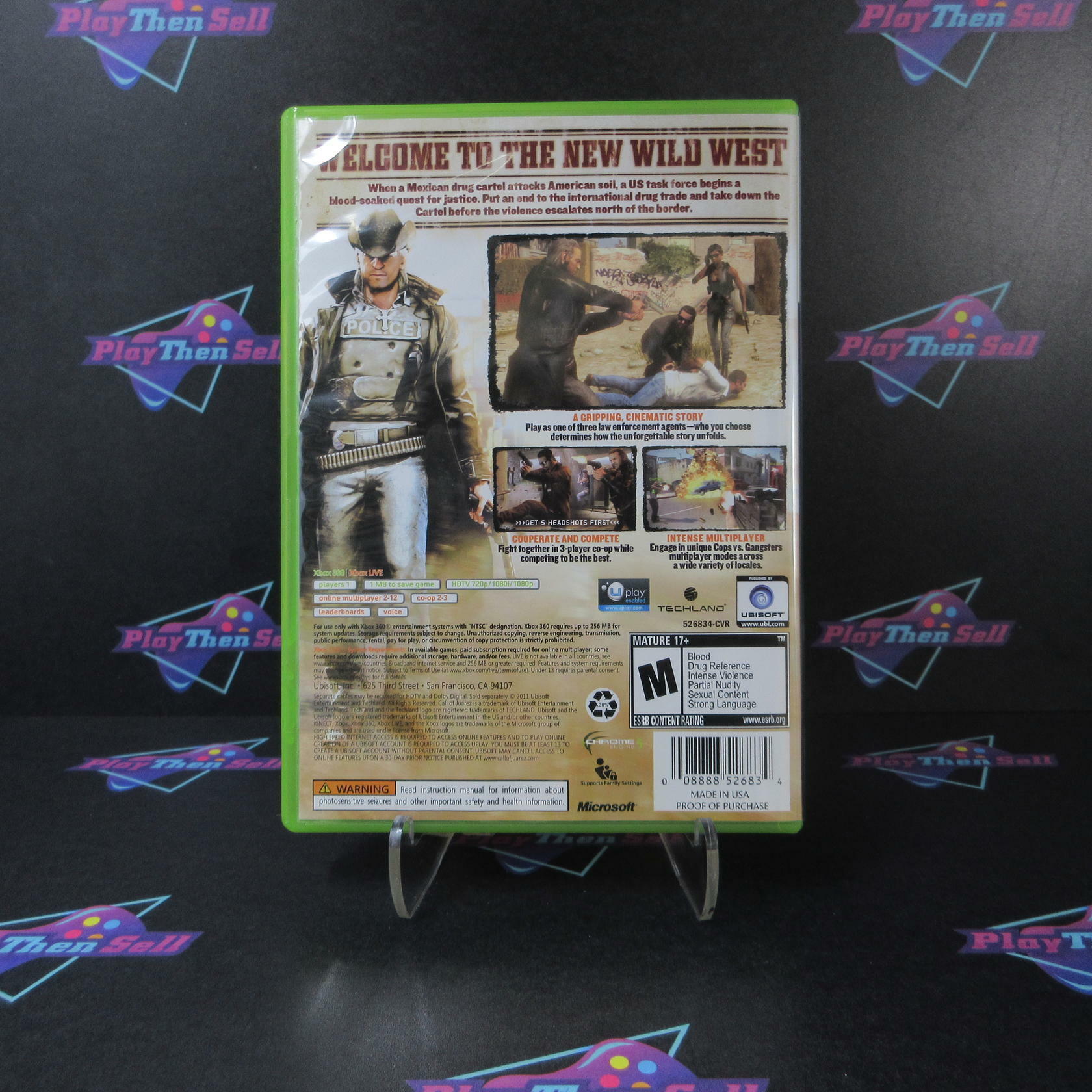 Call of Juarez The Cartel Xbox 360 Complete - Excellent