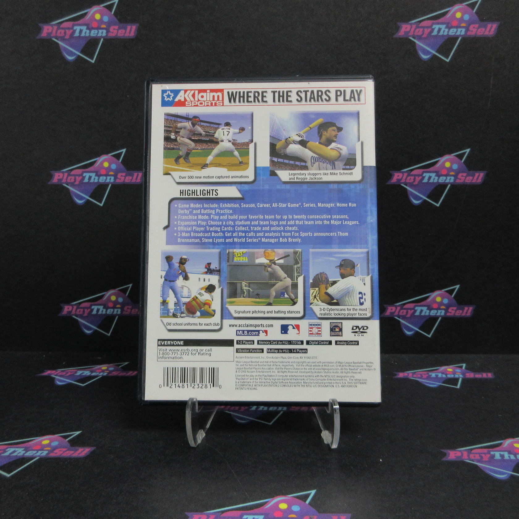 All Star Baseball 2003 PS2 PlayStation 2 + Reg Card Complete - Excellent