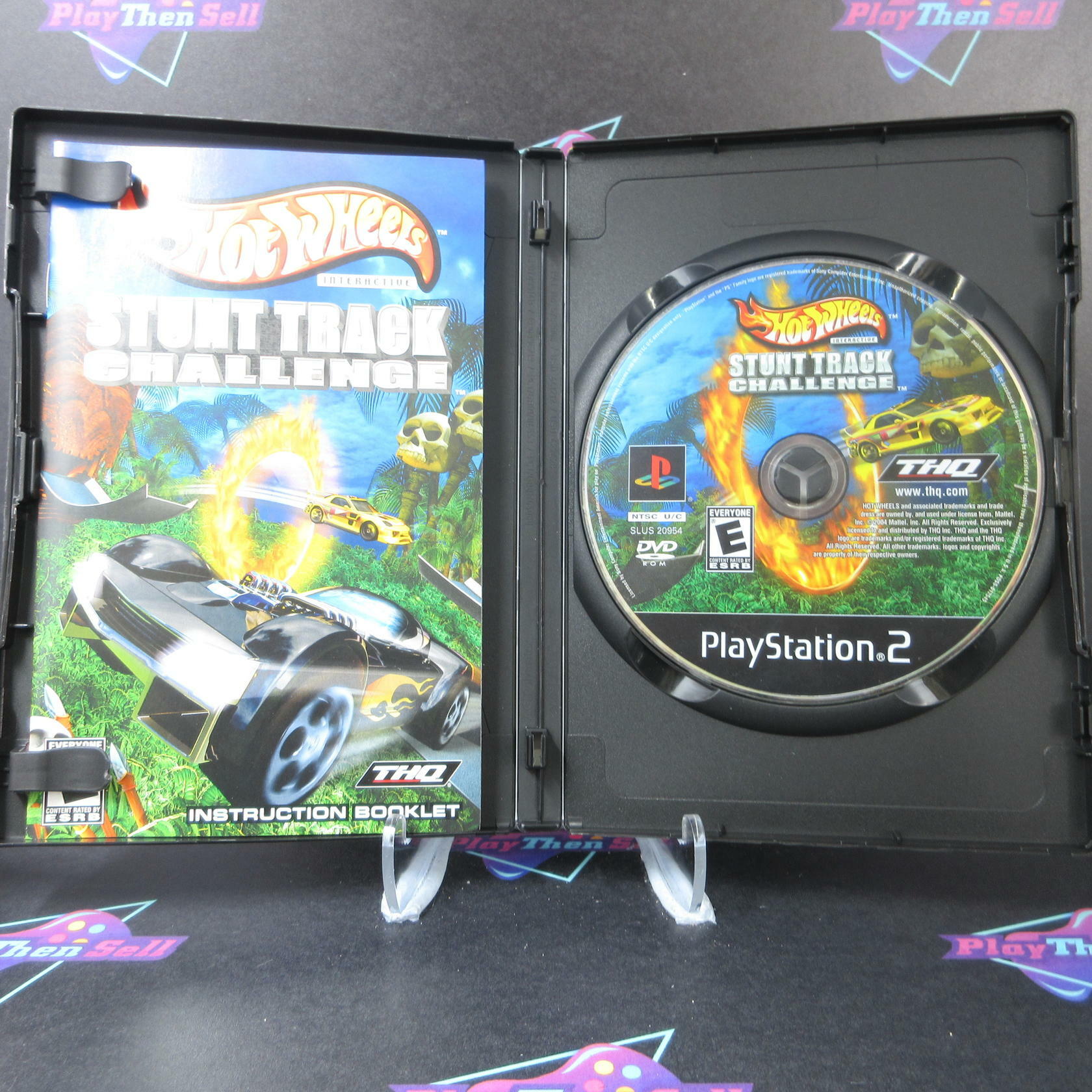 Hot Wheels Stunt Track Challenge PS2 PlayStation 2 - Like New