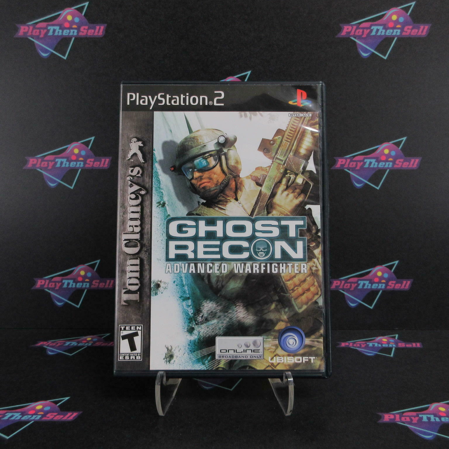 Tom Clancy's Ghost Recon Advanced Warfighter PS2 PlayStation 2 CIB - Excellent