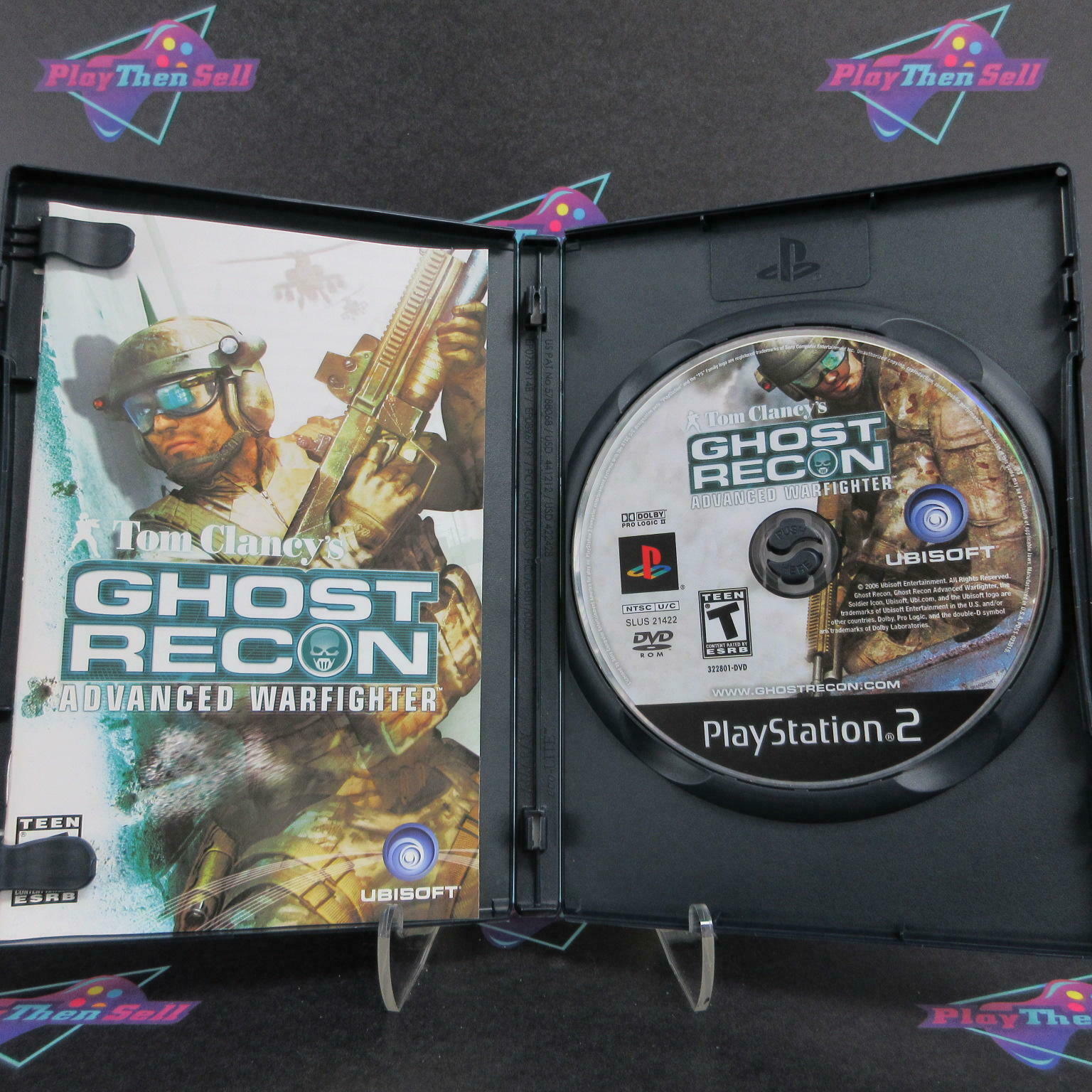 Tom Clancy's Ghost Recon Advanced Warfighter PS2 PlayStation 2 CIB - Excellent