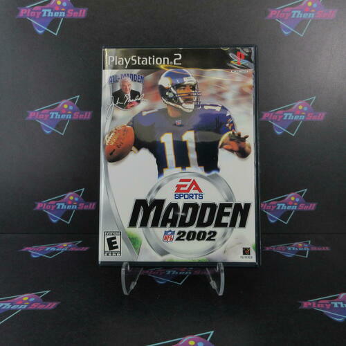 Madden NFL 2002 PS2 PlayStation 2 Complete - Excellent