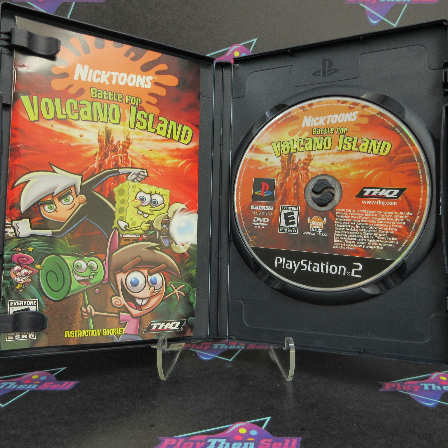 Nicktoons Battle for Volcano Island PS2 PlayStation 2 Complete - Excellent