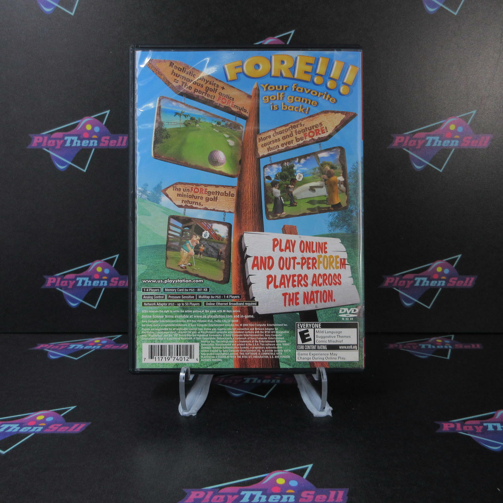 Hot Shots Golf Fore PS2 PlayStation 2 GH Complete - Excellent