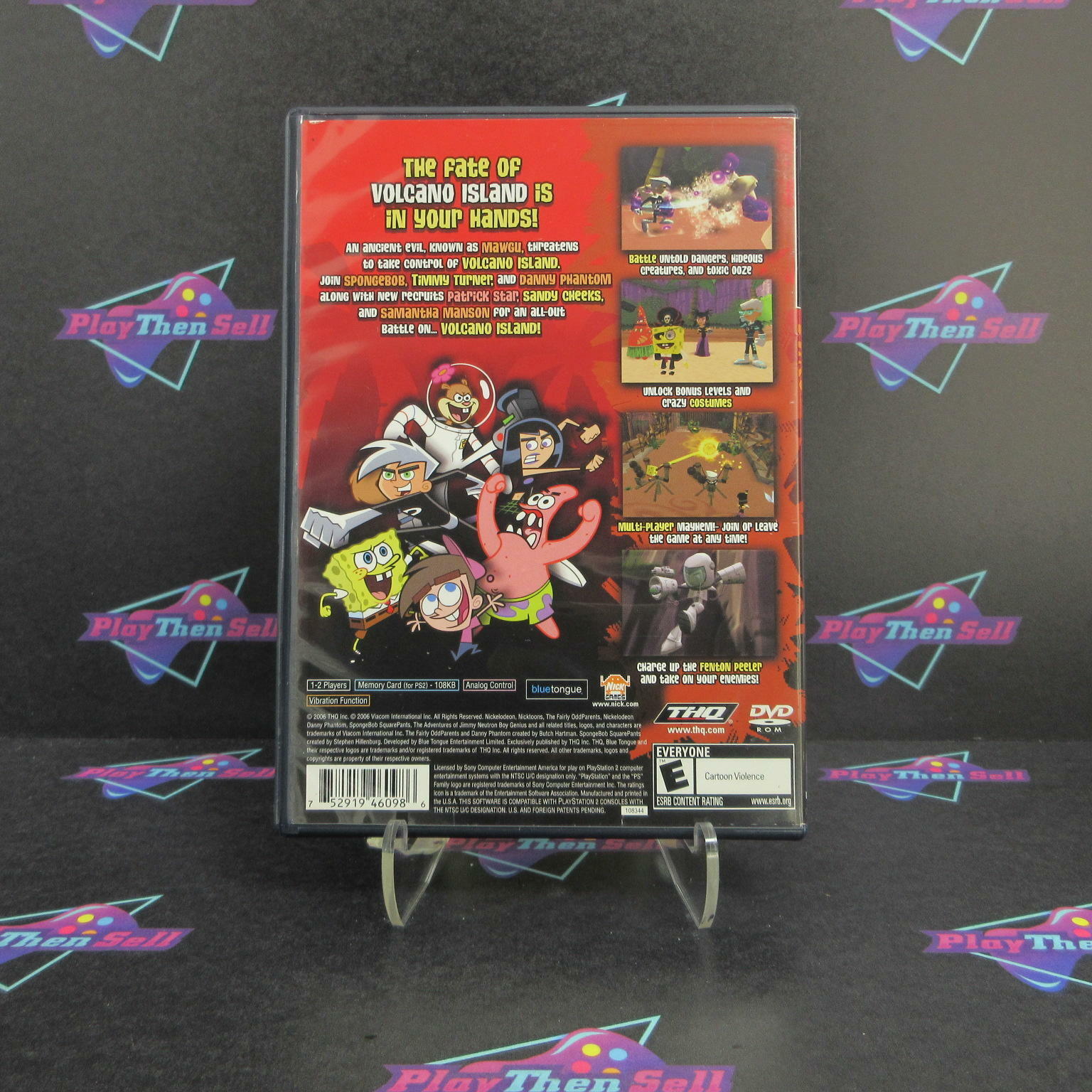 Nicktoons Battle for Volcano Island PS2 PlayStation 2 Complete - Excellent