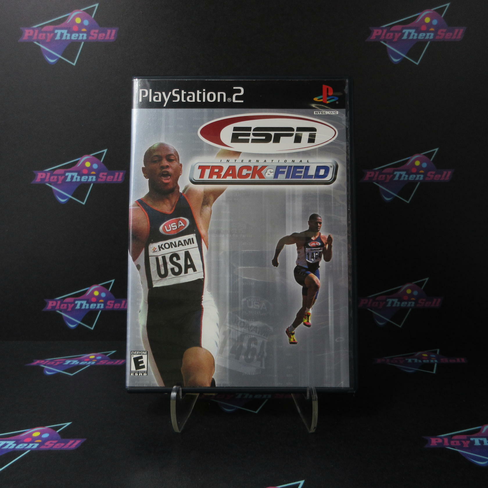 ESPN International Track & Field PS2 PlayStation 2 + Reg Card CIB - Excellent