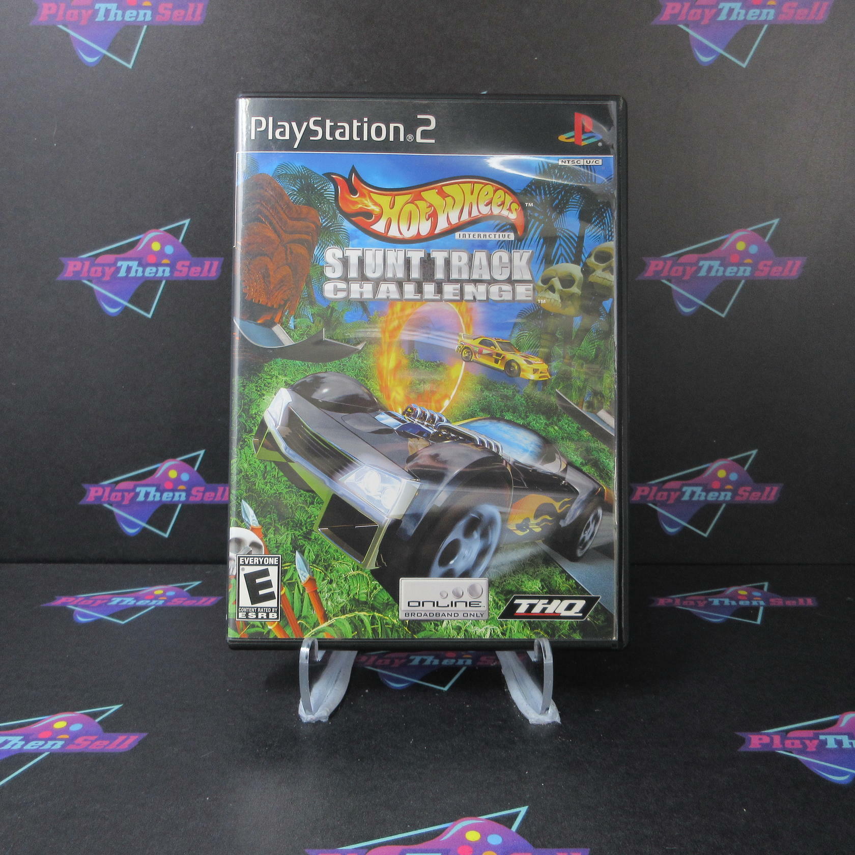 Hot Wheels Stunt Track Challenge PS2 PlayStation 2 - Like New