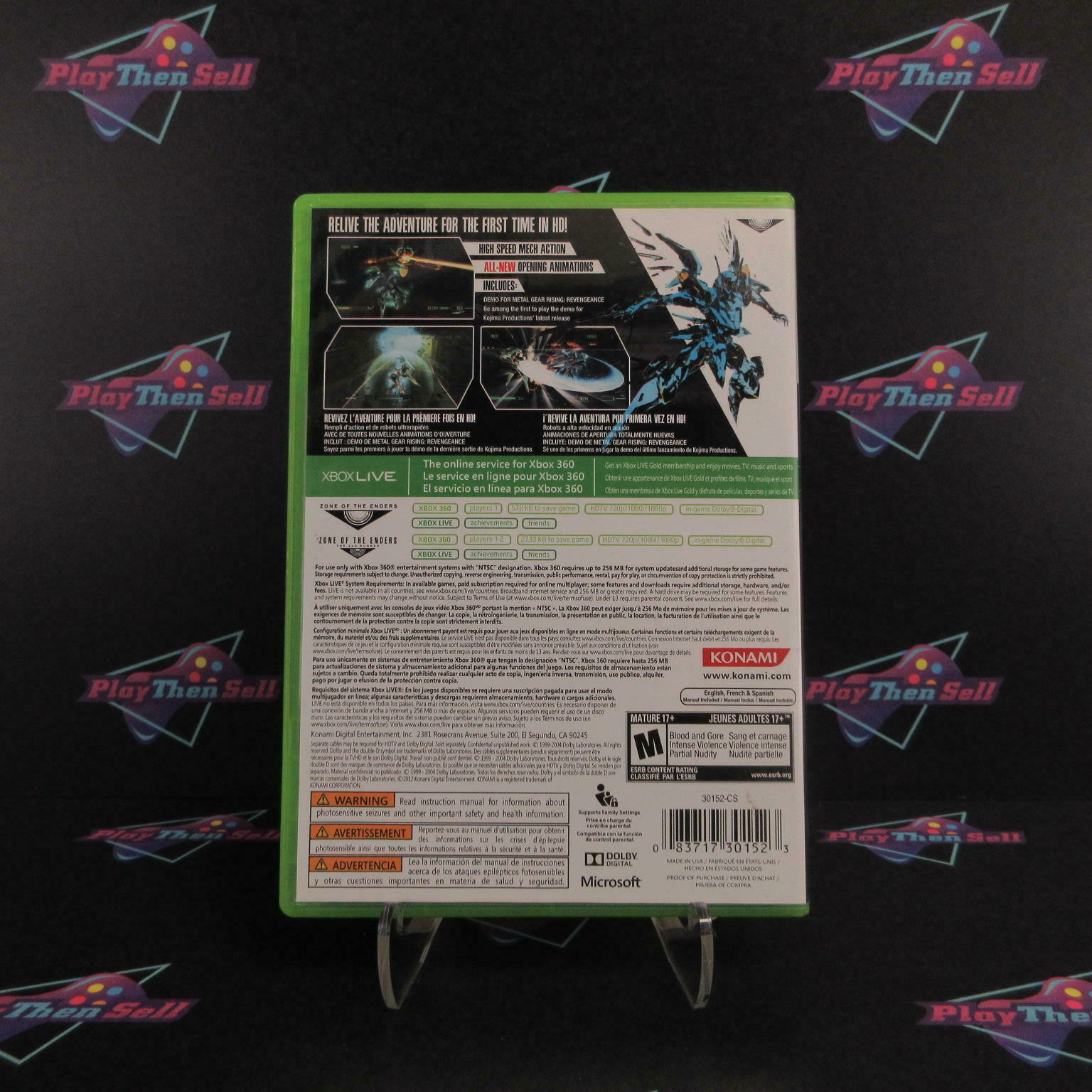 Zone of the Enders HD Collection Xbox 360 Complete - Refurbished