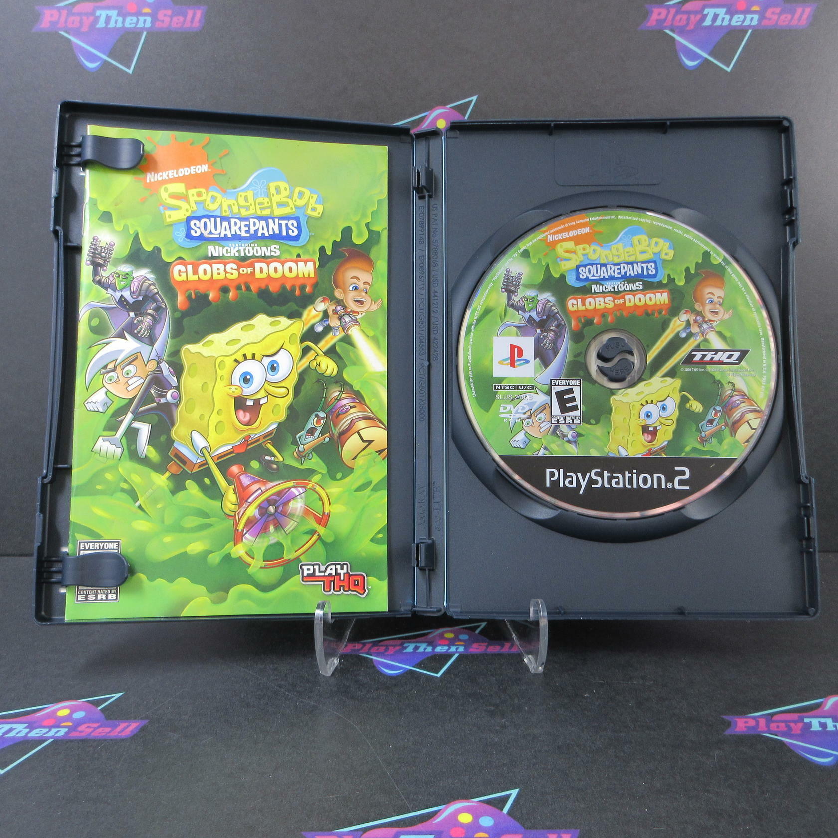 SpongeBob SquarePants Globs of Doom PS2 PlayStation 2 Complete - Excellent