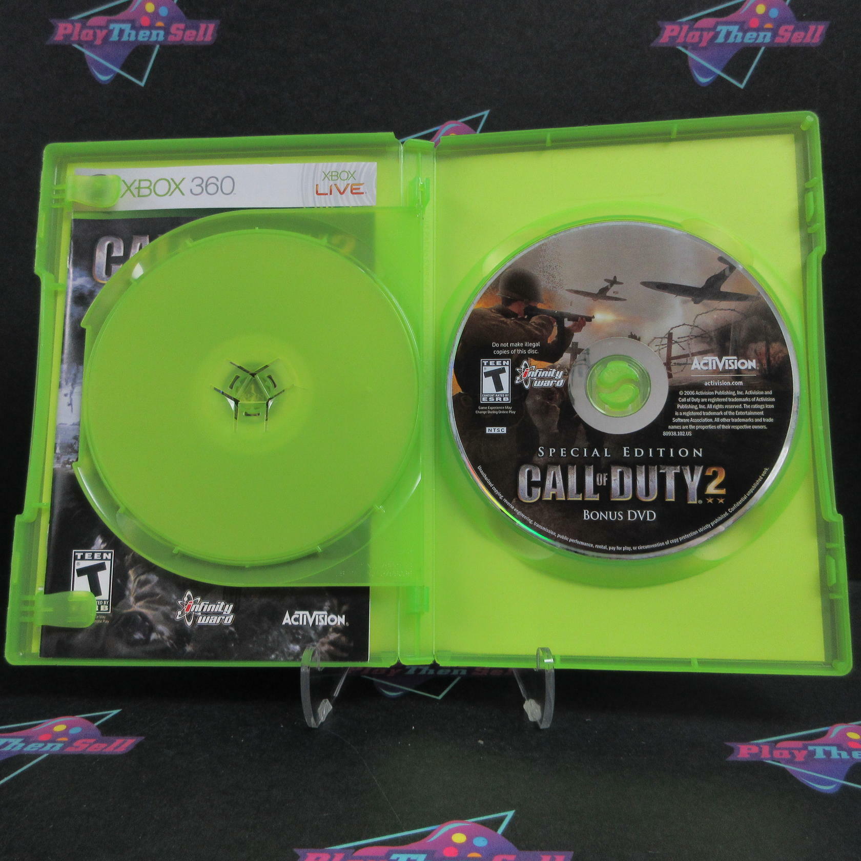 Call of Duty 2 Special Edition Xbox 360 PH + Bonus DVD Complete - Refurbished