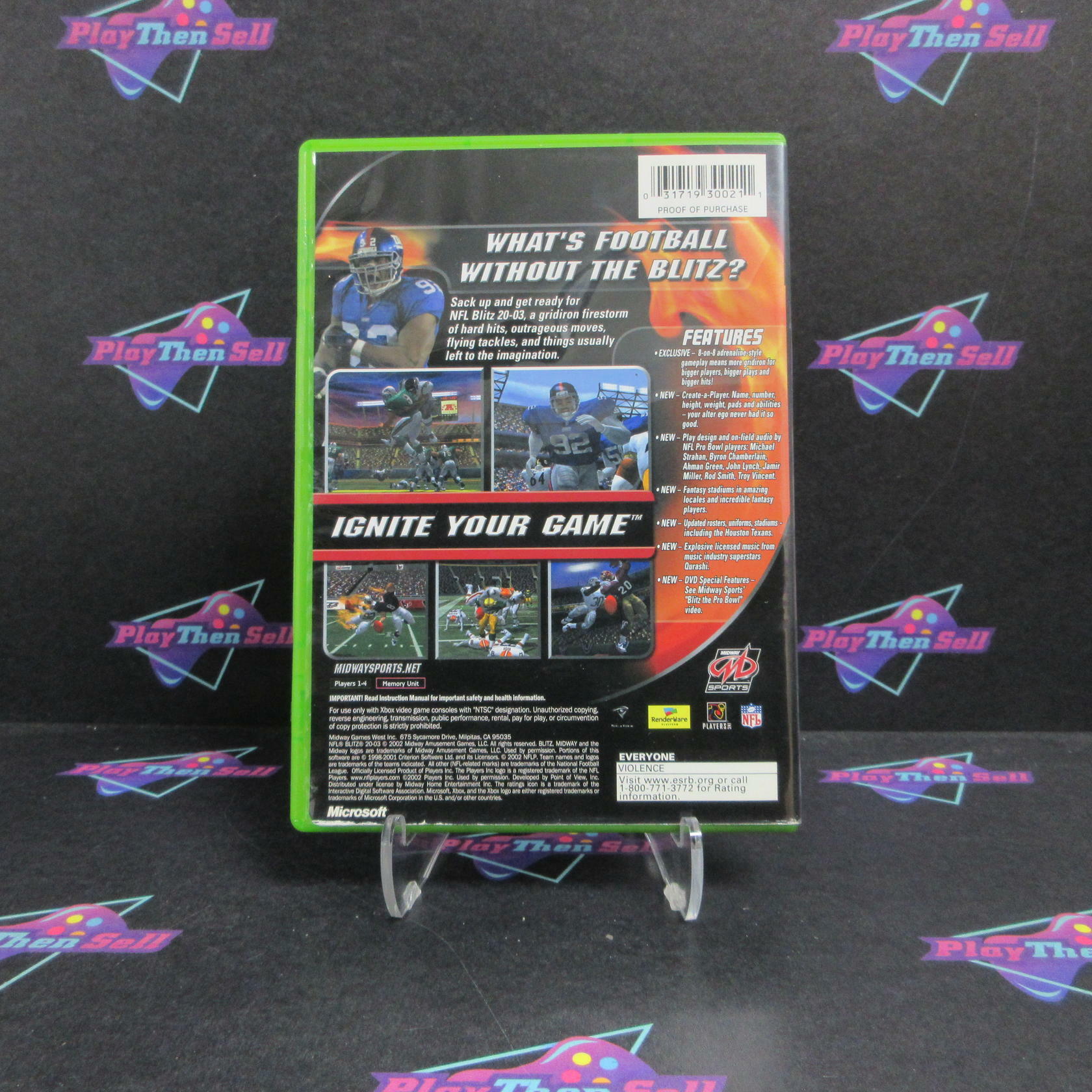 NFL Blitz 2003 Xbox + Reg Card Complete - Refurbished