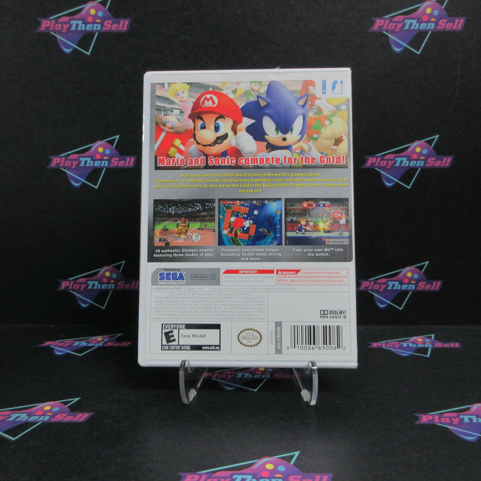 Mario & Sonic at the Olympic Games Nintendo Wii Complete - Excellent