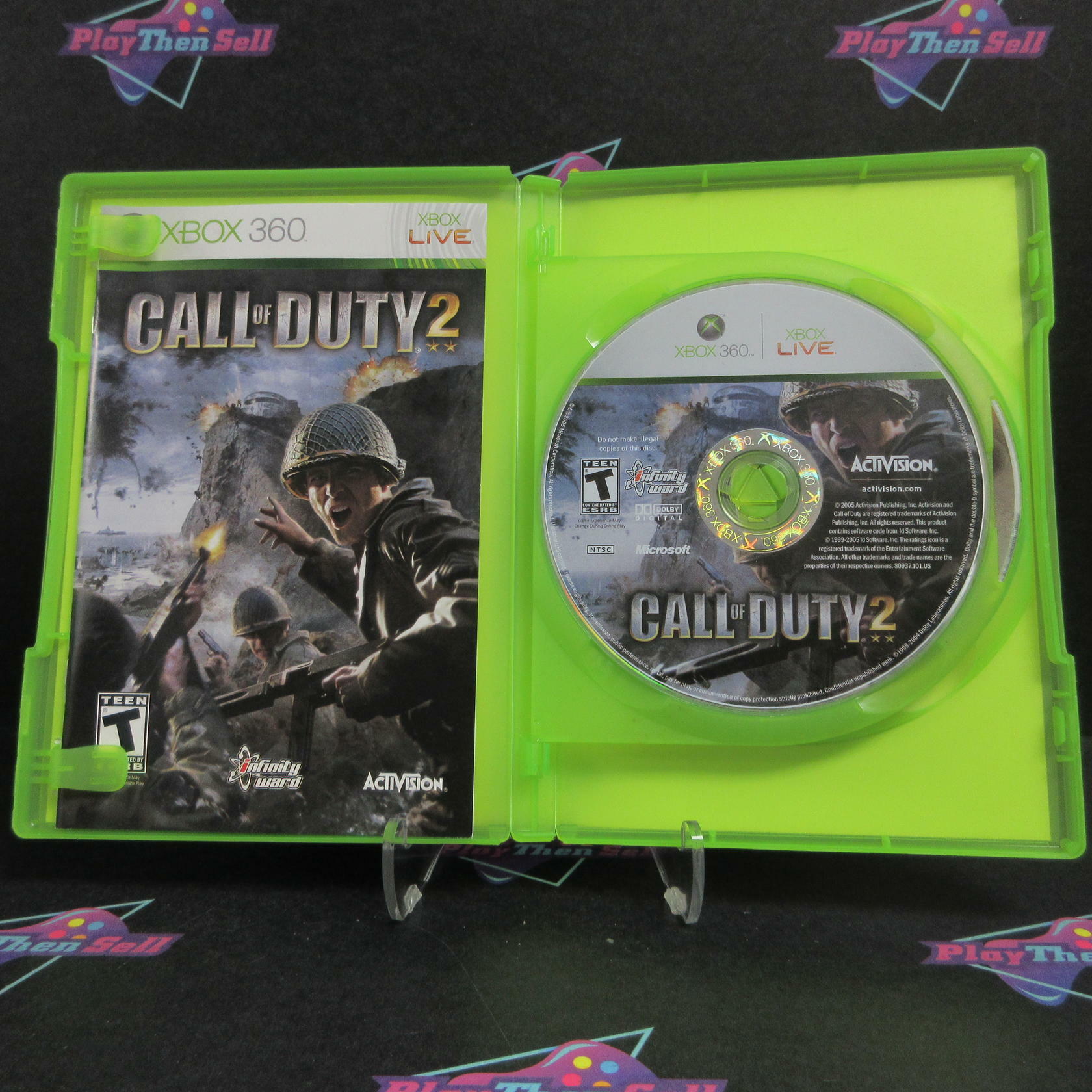 Call of Duty 2 Special Edition Xbox 360 PH + Bonus DVD Complete - Refurbished