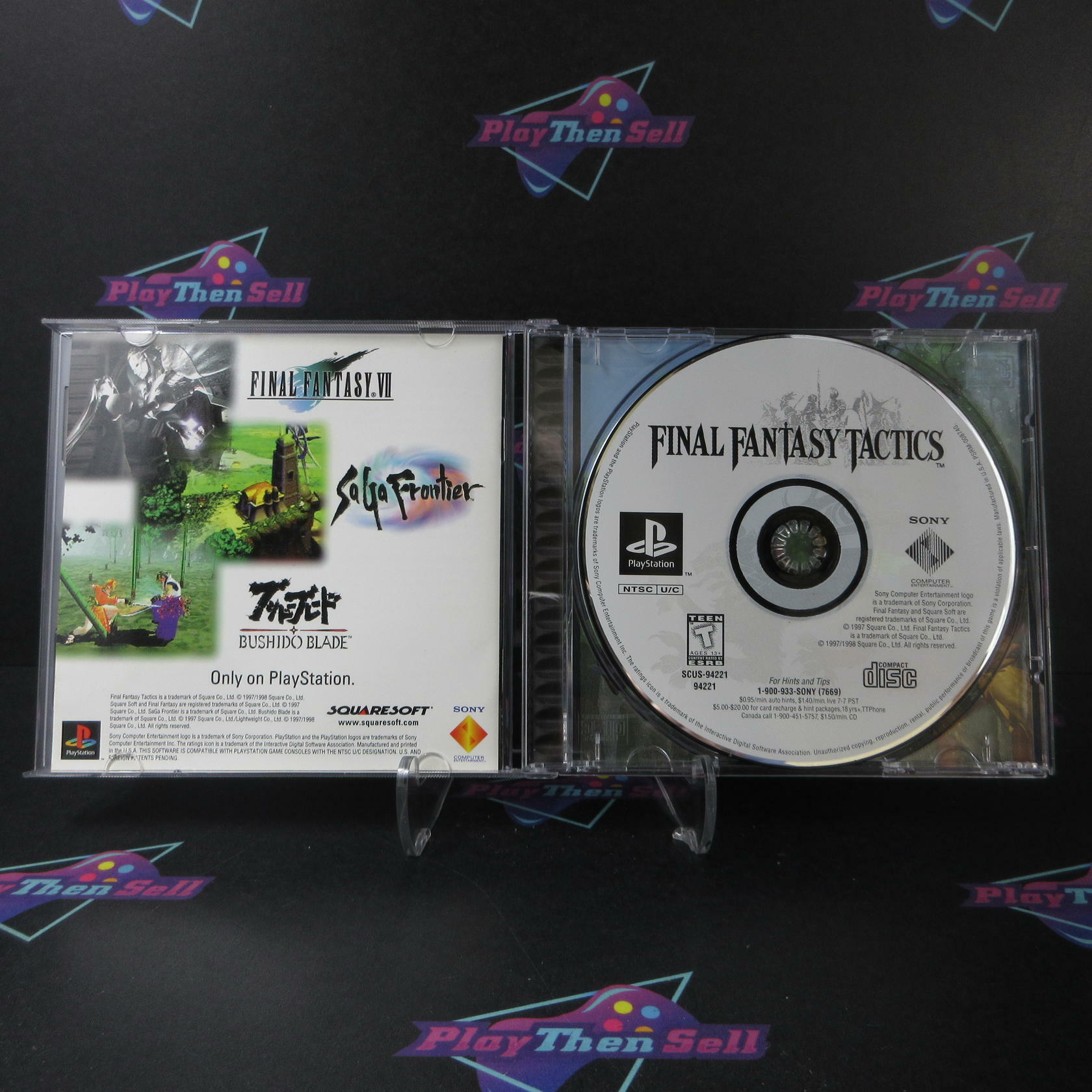 Final Fantasy Tactics PS1 PlayStation 1 Complete - Excellent