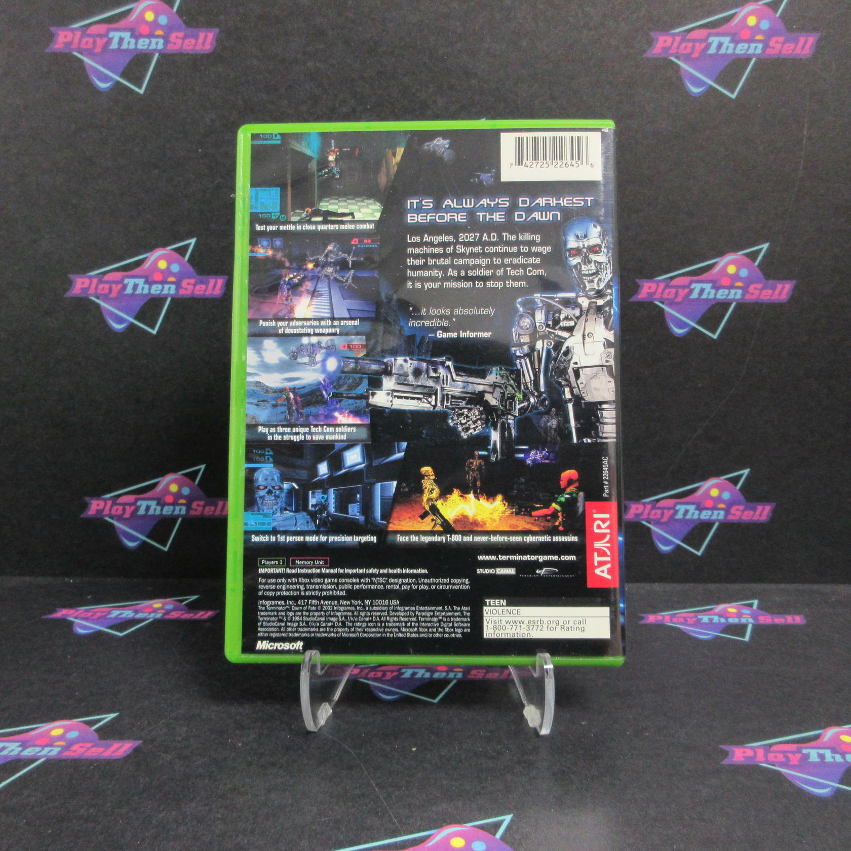 Terminator Dawn of Fate Xbox Complete - Refurbished