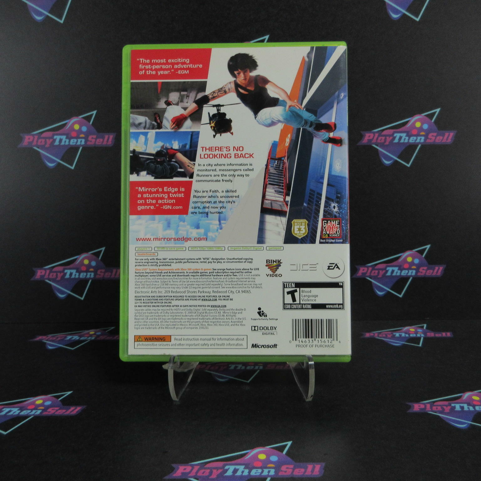 Mirror's Edge Xbox 360 Complete - Excellent