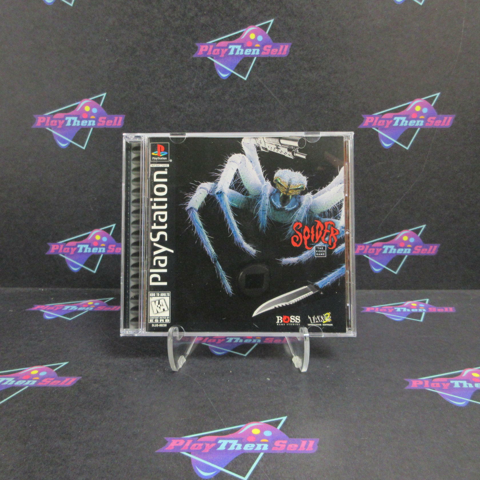 Spider the Video Game PS1 PlayStation 1 Complete - Excellent