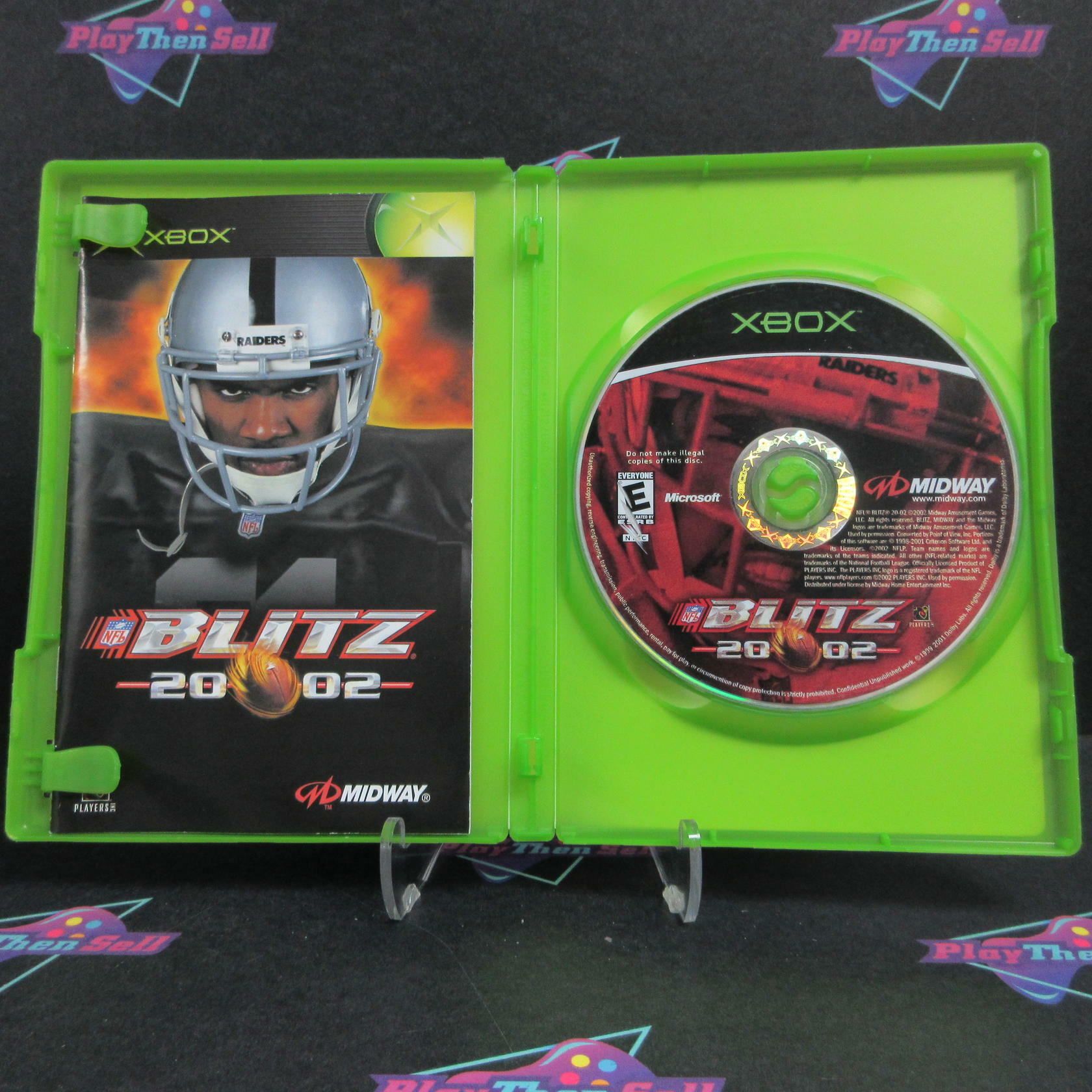 NFL Blitz 2002 Xbox + Reg Card Complete - Refurbished