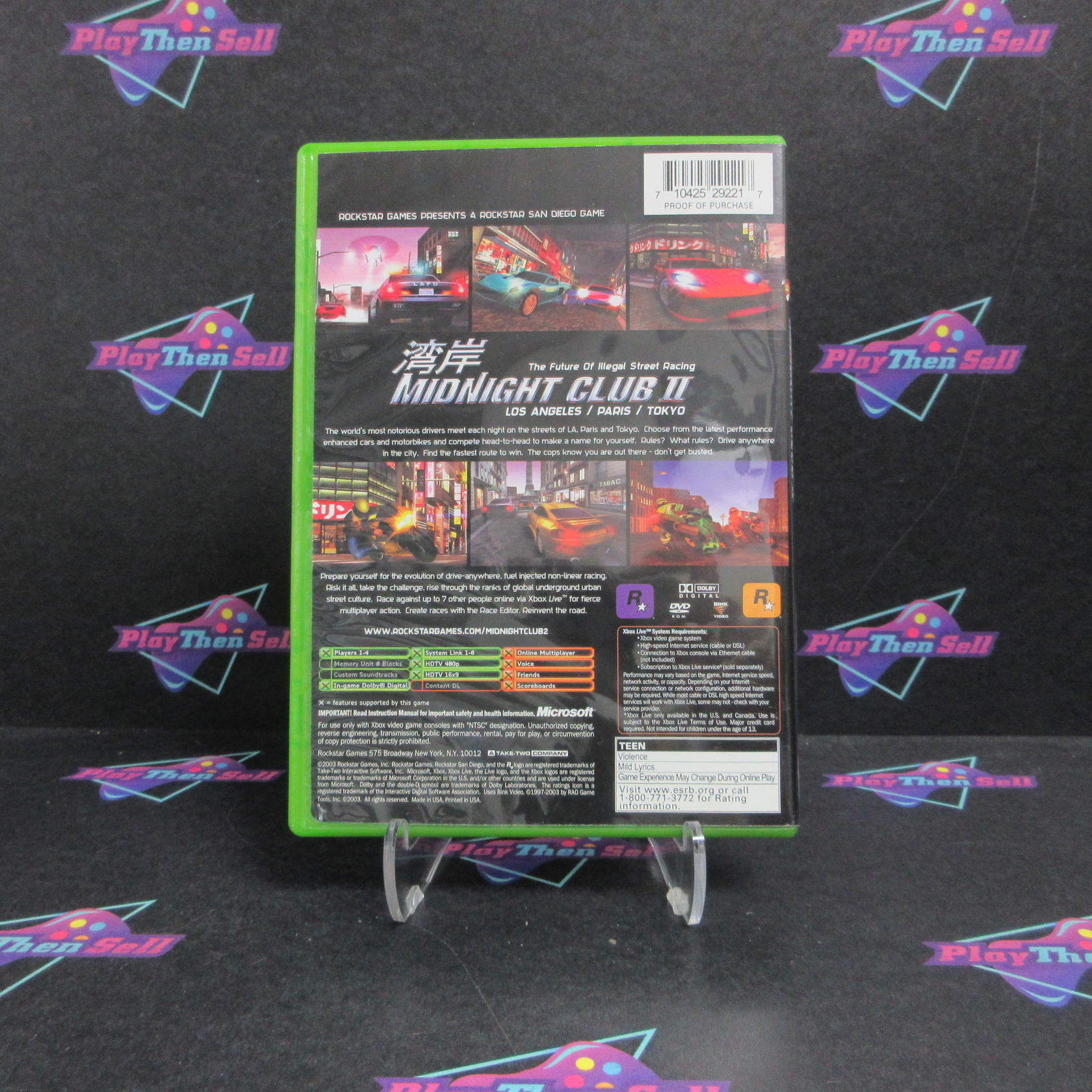 Midnight Club 2 Xbox Complete - Refurbished