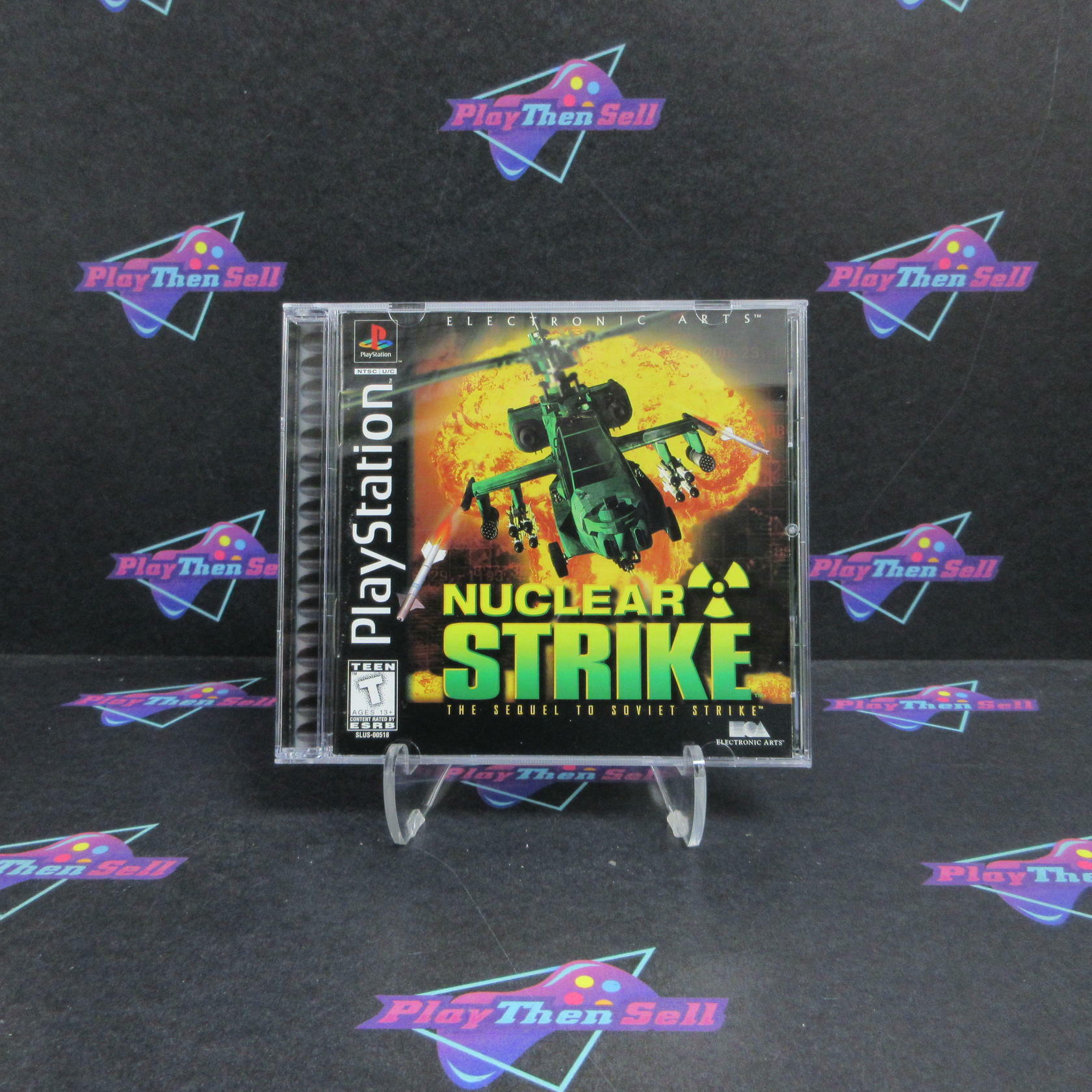 Nuclear Strike PS1 PlayStation 1 Black Label Complete - Excellent