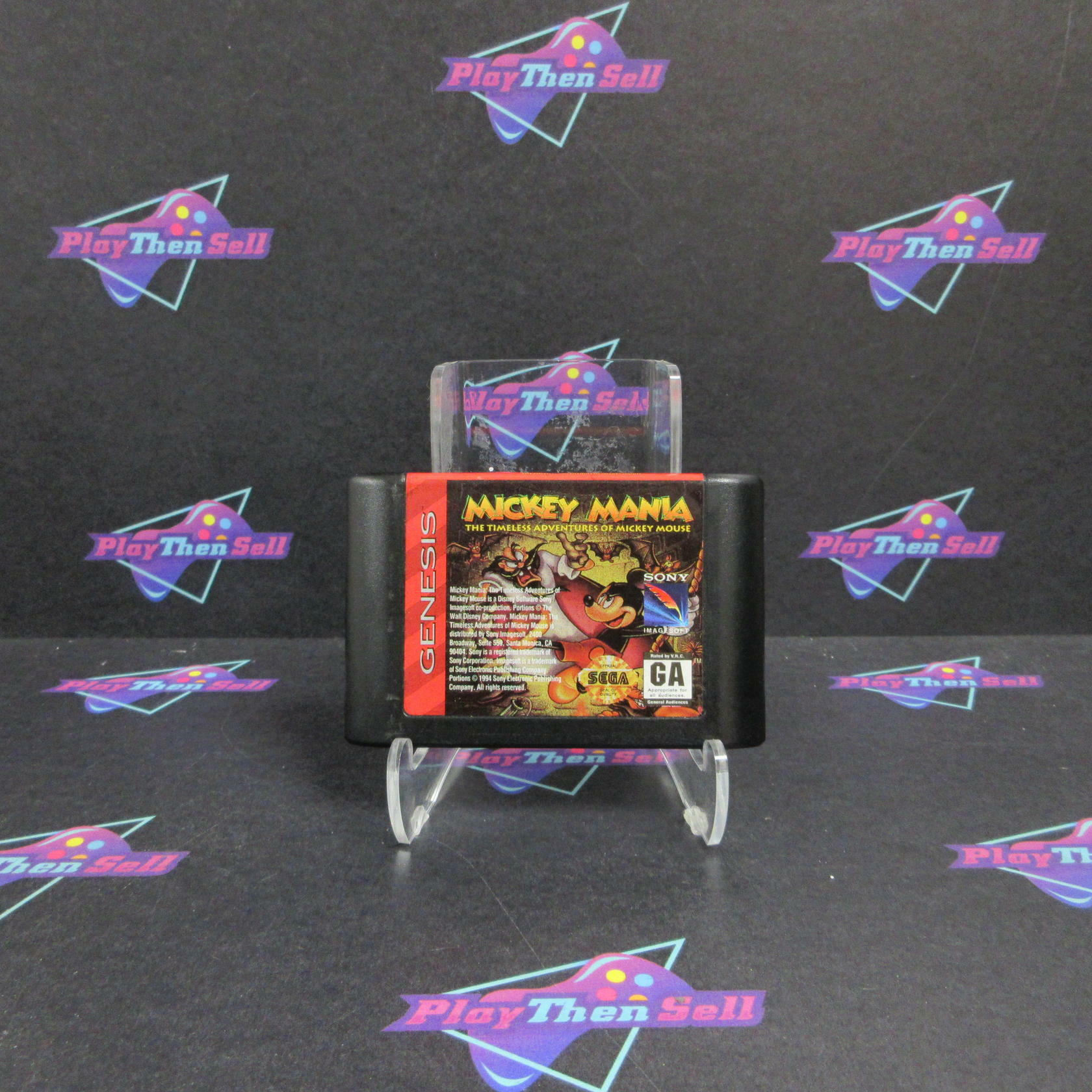 Mickey Mania The Timeless Adventures Of Mickey Mouse Sega Genesis - Excellent