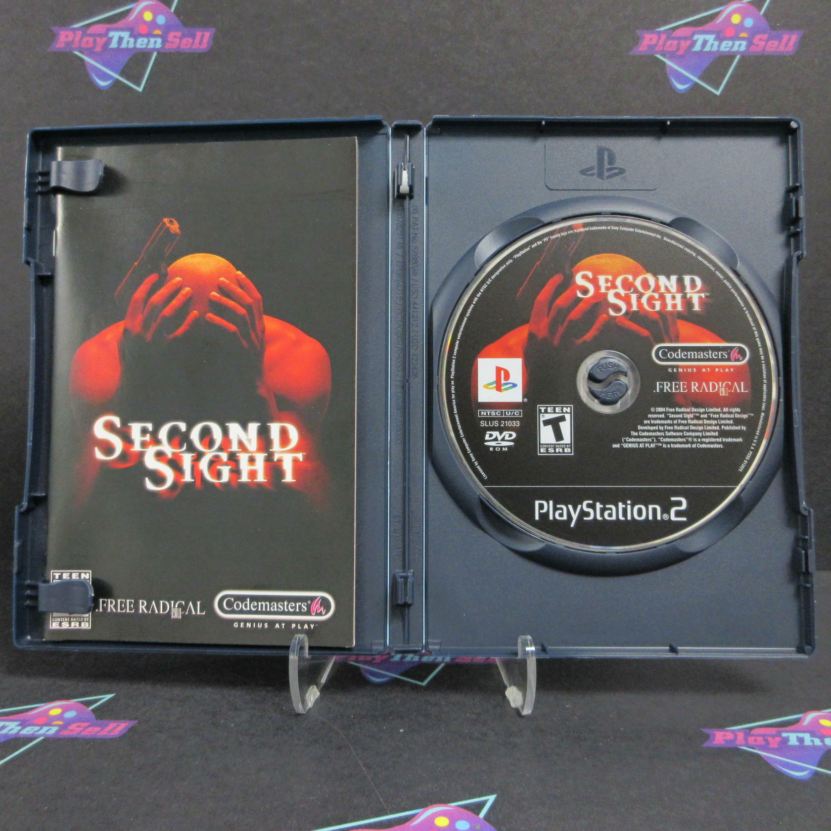 Second Sight PS2 PlayStation 2 Complete - Excellent