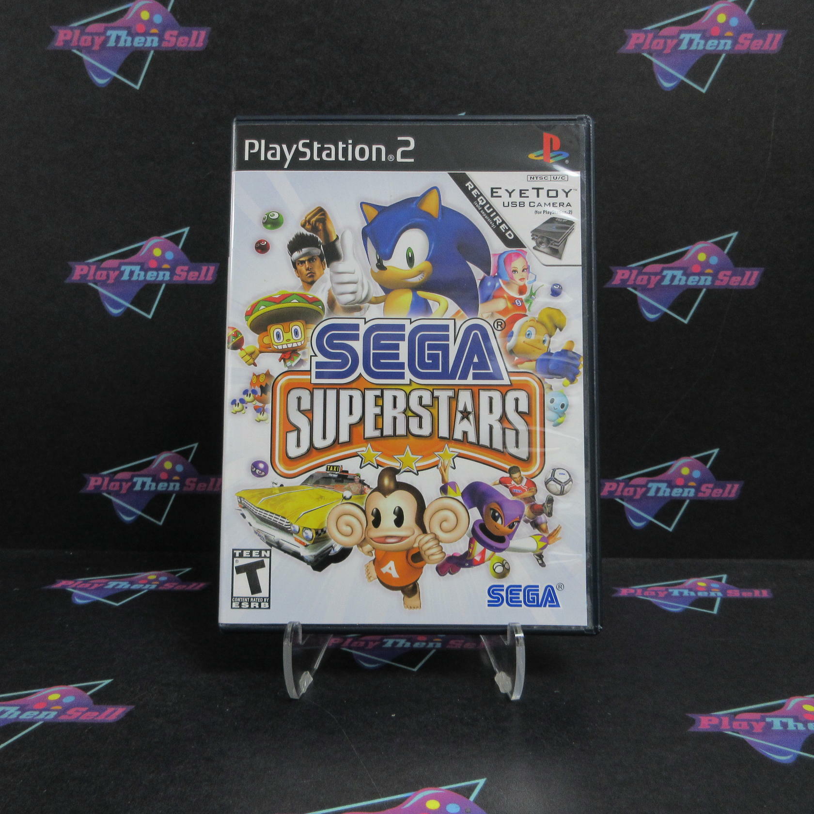 Sega Superstars PS2 PlayStation 2 + Reg Card Complete - Excellent
