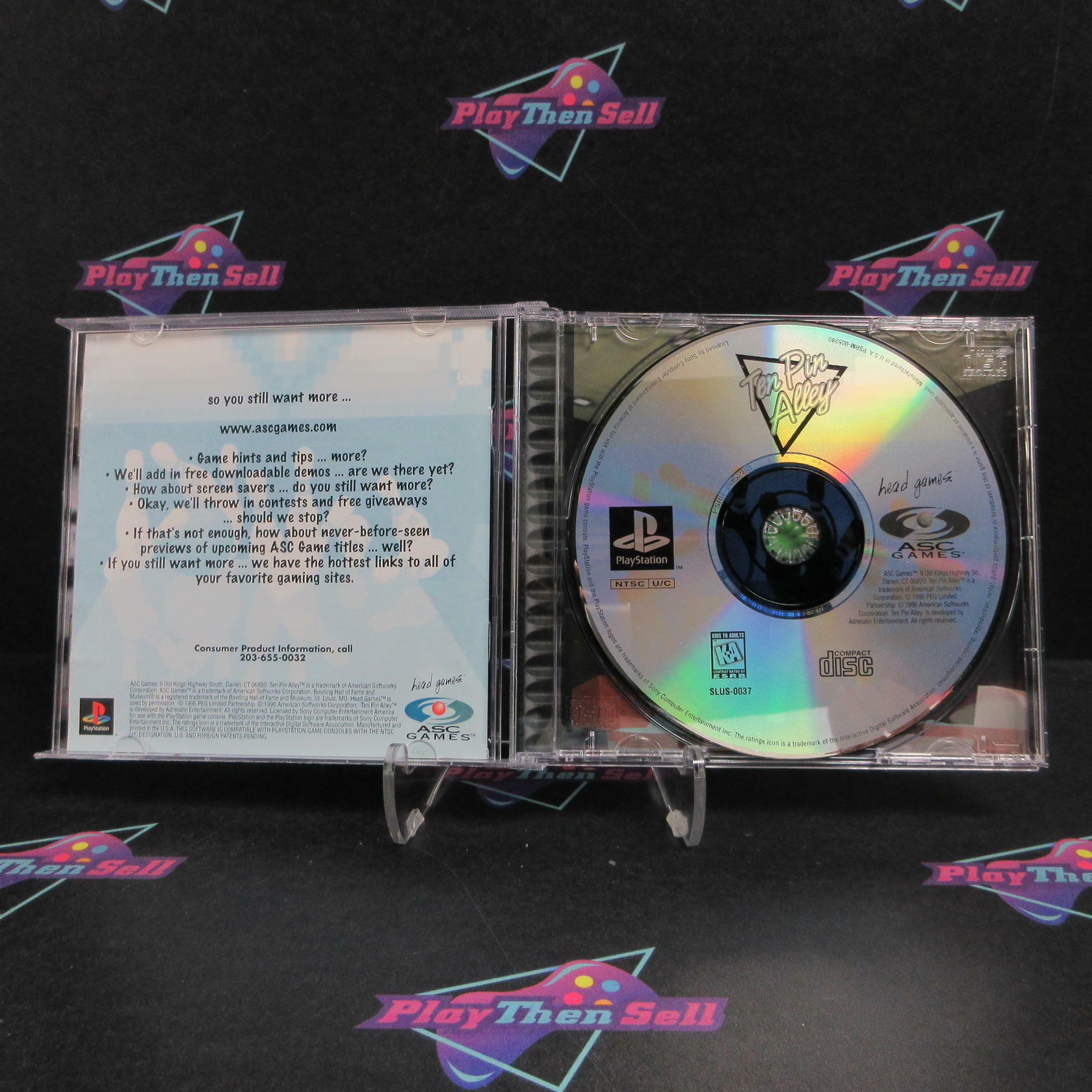 Ten Pin Alley PS1 PlayStation 1 Complete - Excellent