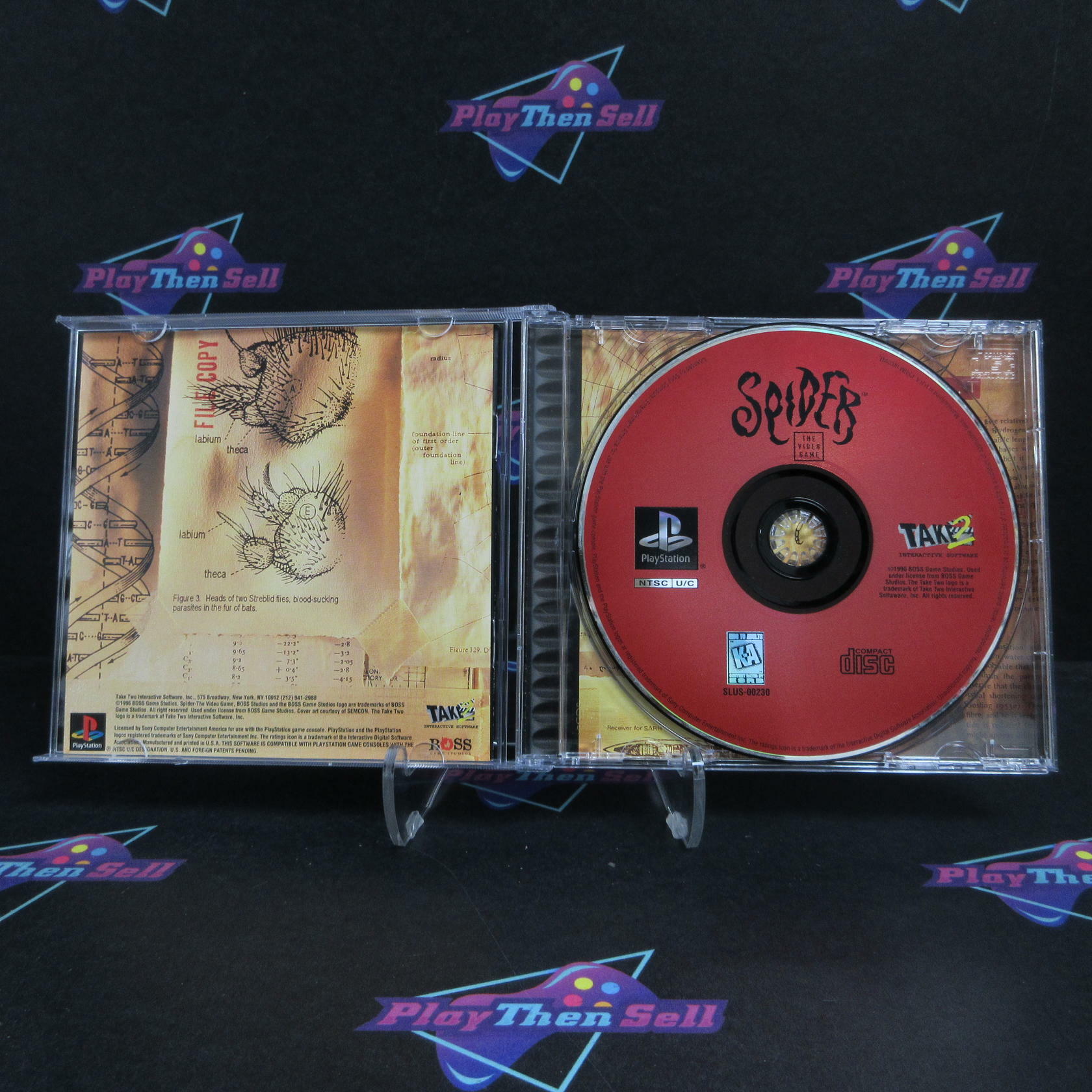 Spider the Video Game PS1 PlayStation 1 Complete - Excellent