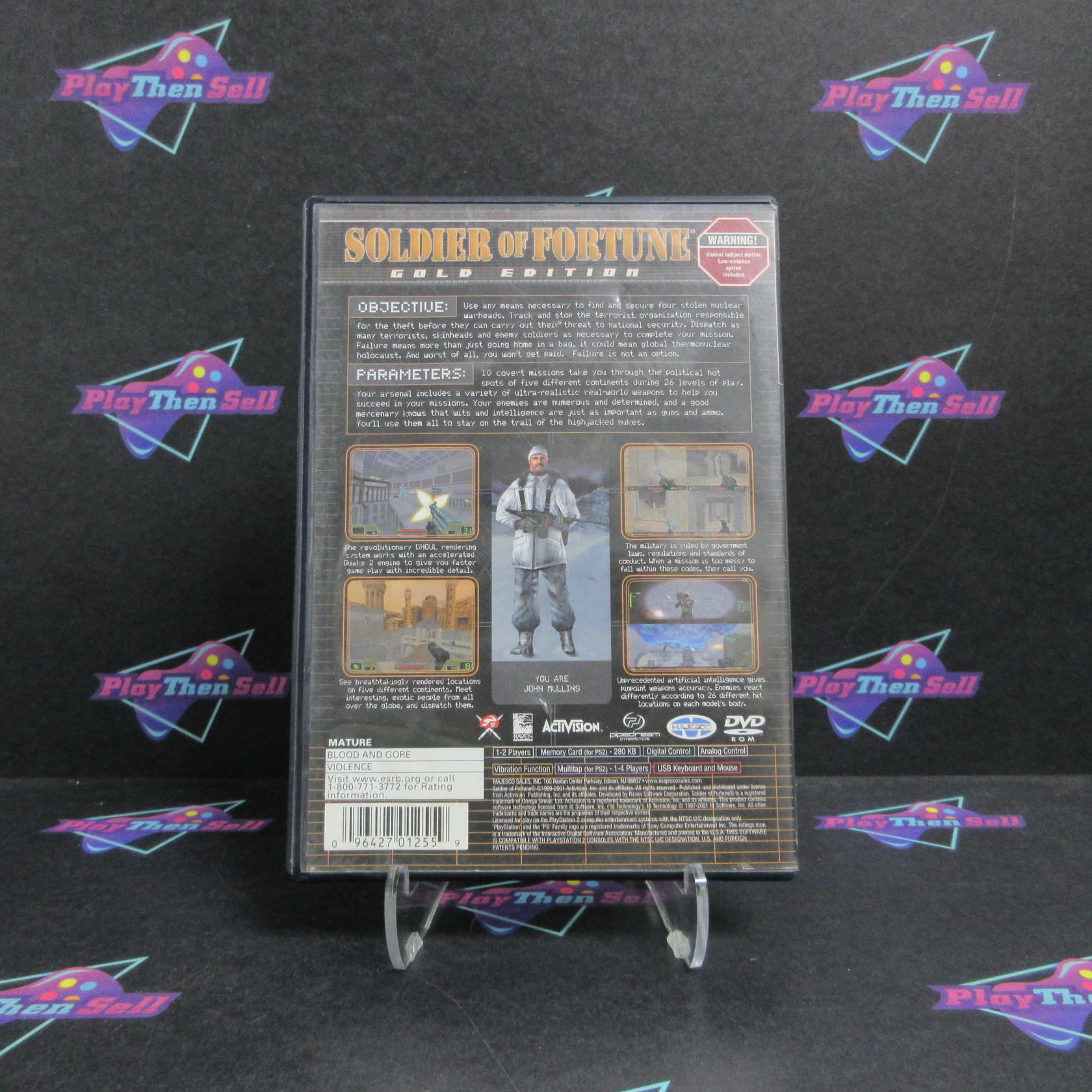 Soldier of Fortune Gold Edition PS2 PlayStation 2 - AD Complete CIB - Very Good