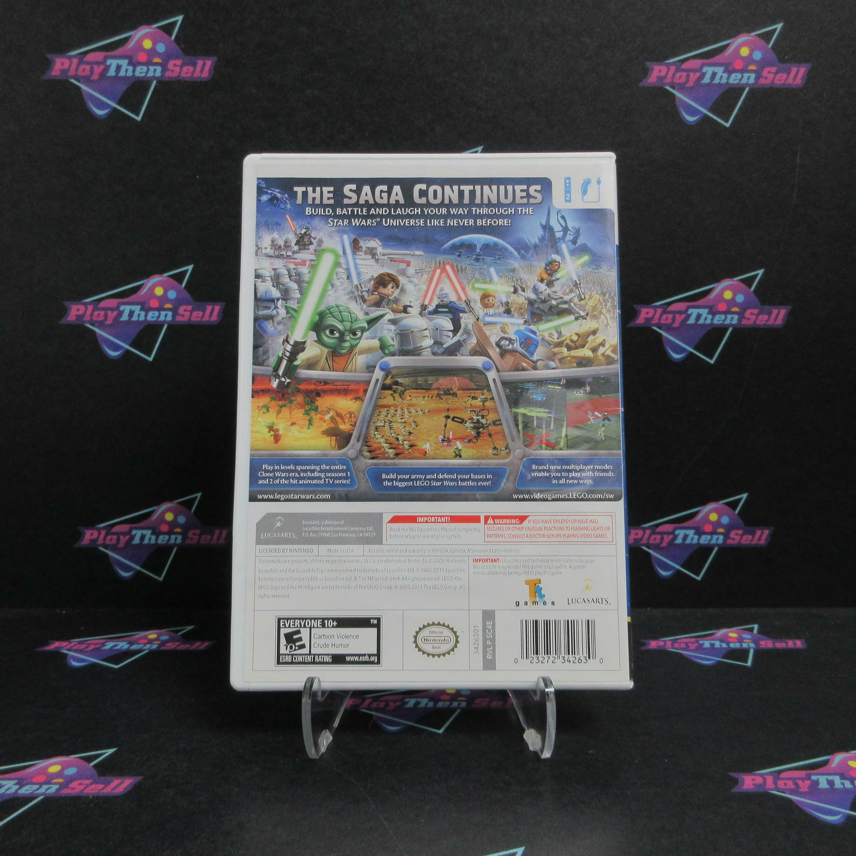 Lego Star Wars III The Clone Wars Nintendo Wii AD/NM - Very Good