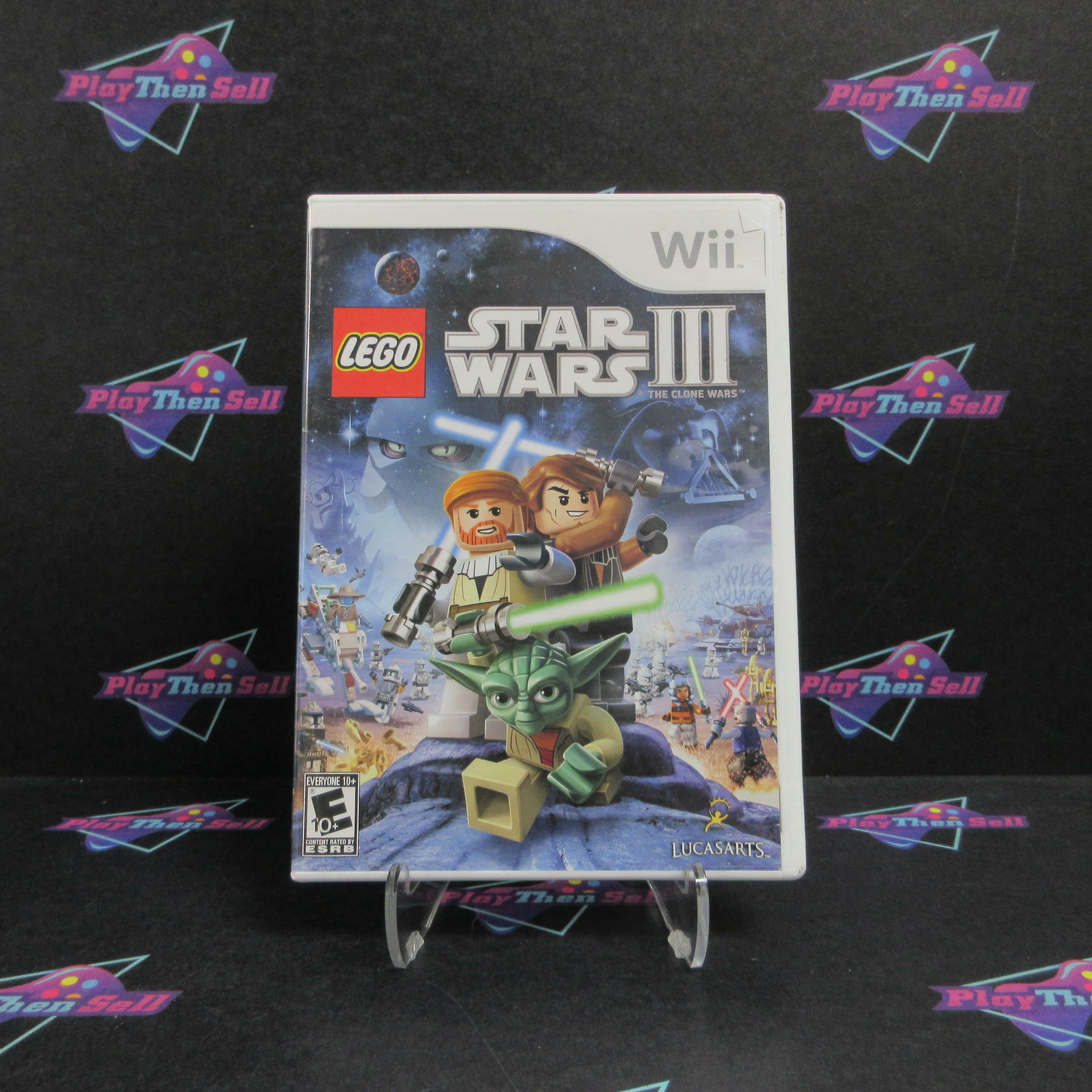 Lego Star Wars III The Clone Wars Nintendo Wii AD/NM - Very Good