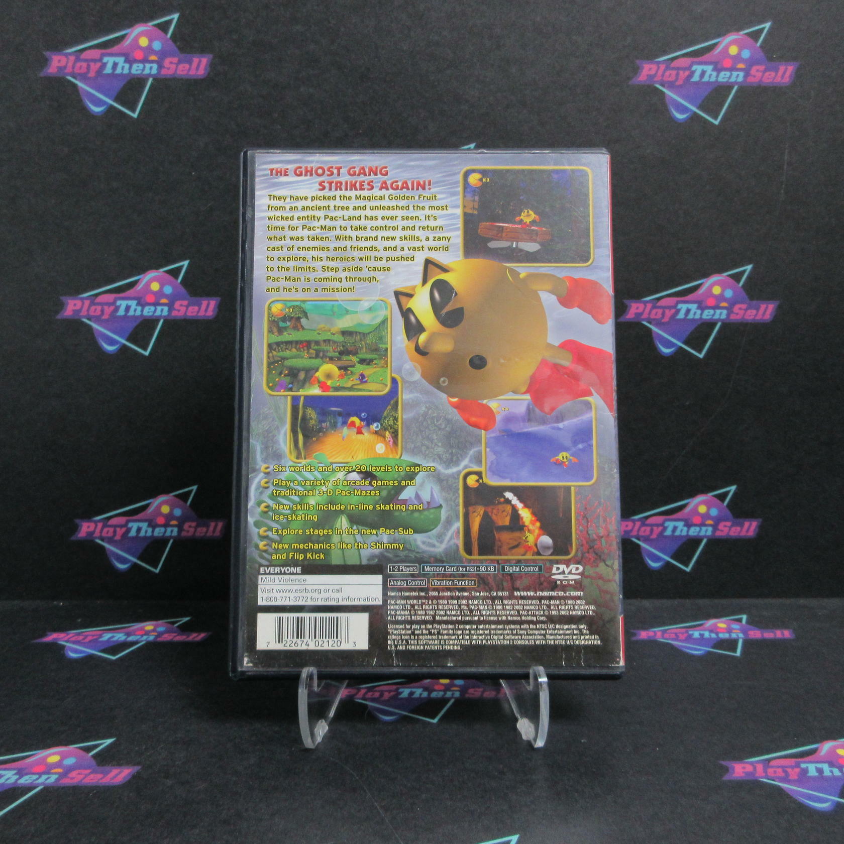 Pac Man World 2 PS2 PlayStation 2 AD/DD/NM - Very Good