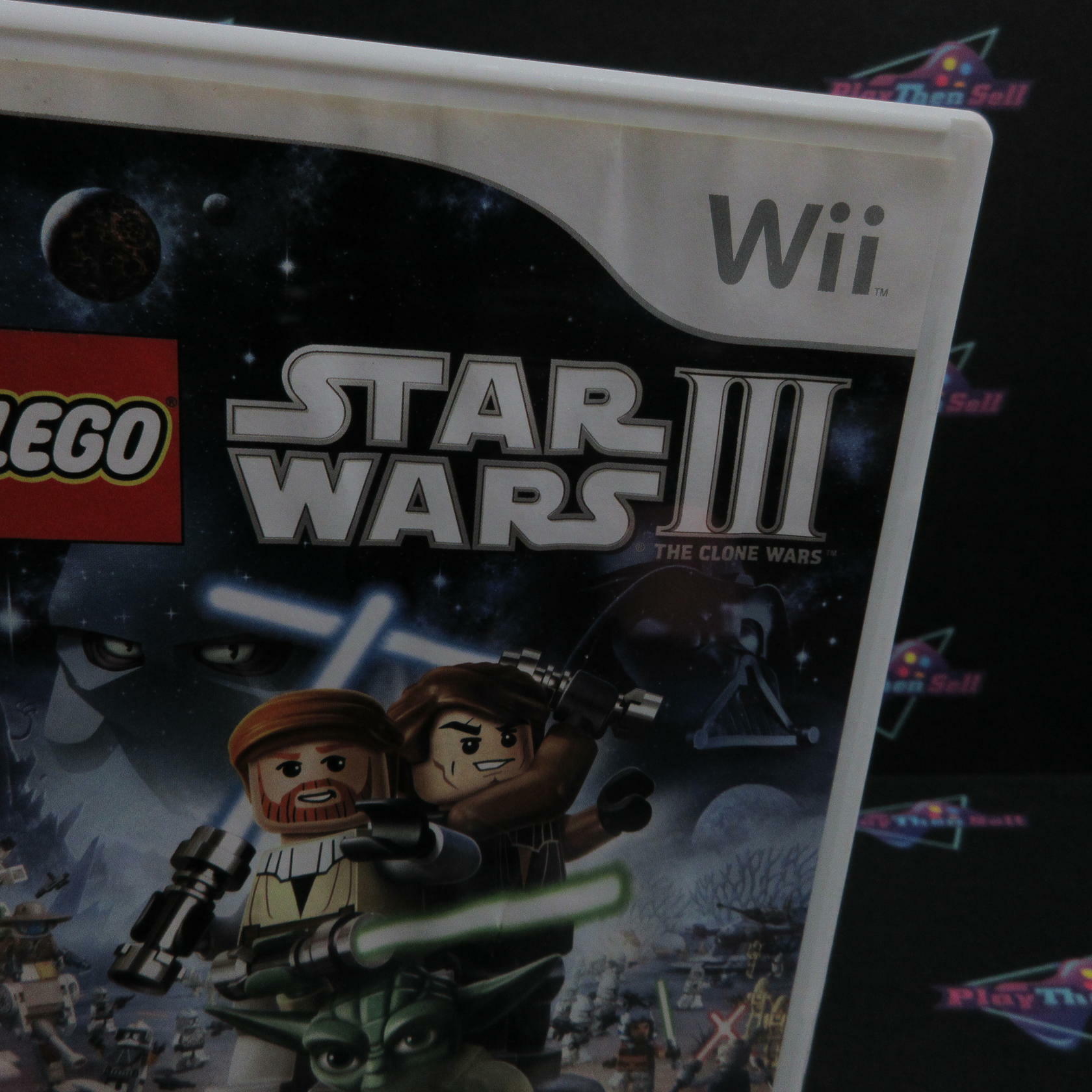 Lego Star Wars III The Clone Wars Nintendo Wii AD Complete CIB - Very Good