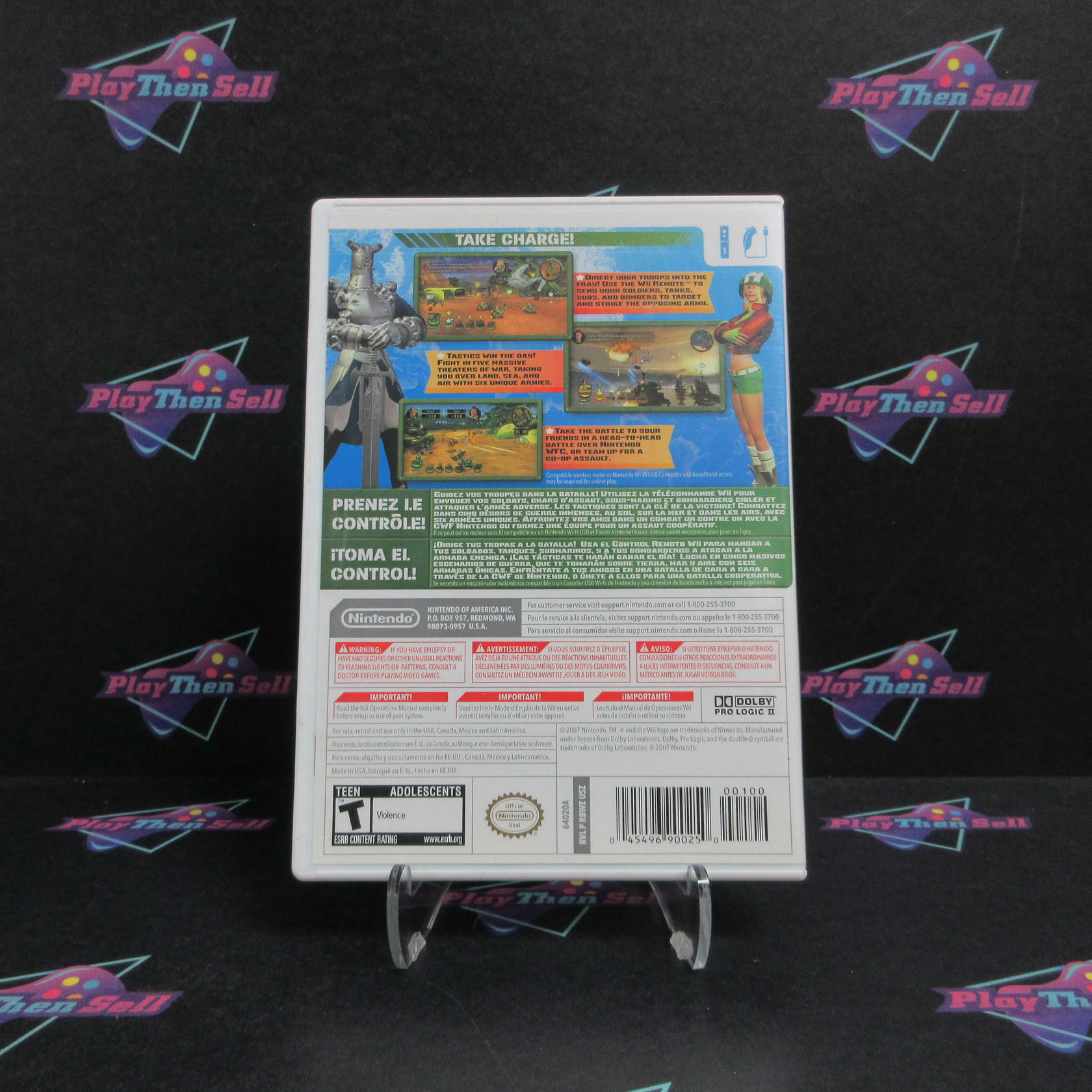 Battalion Wars 2 - Nintendo Wii MD Complete CIB - Very Good