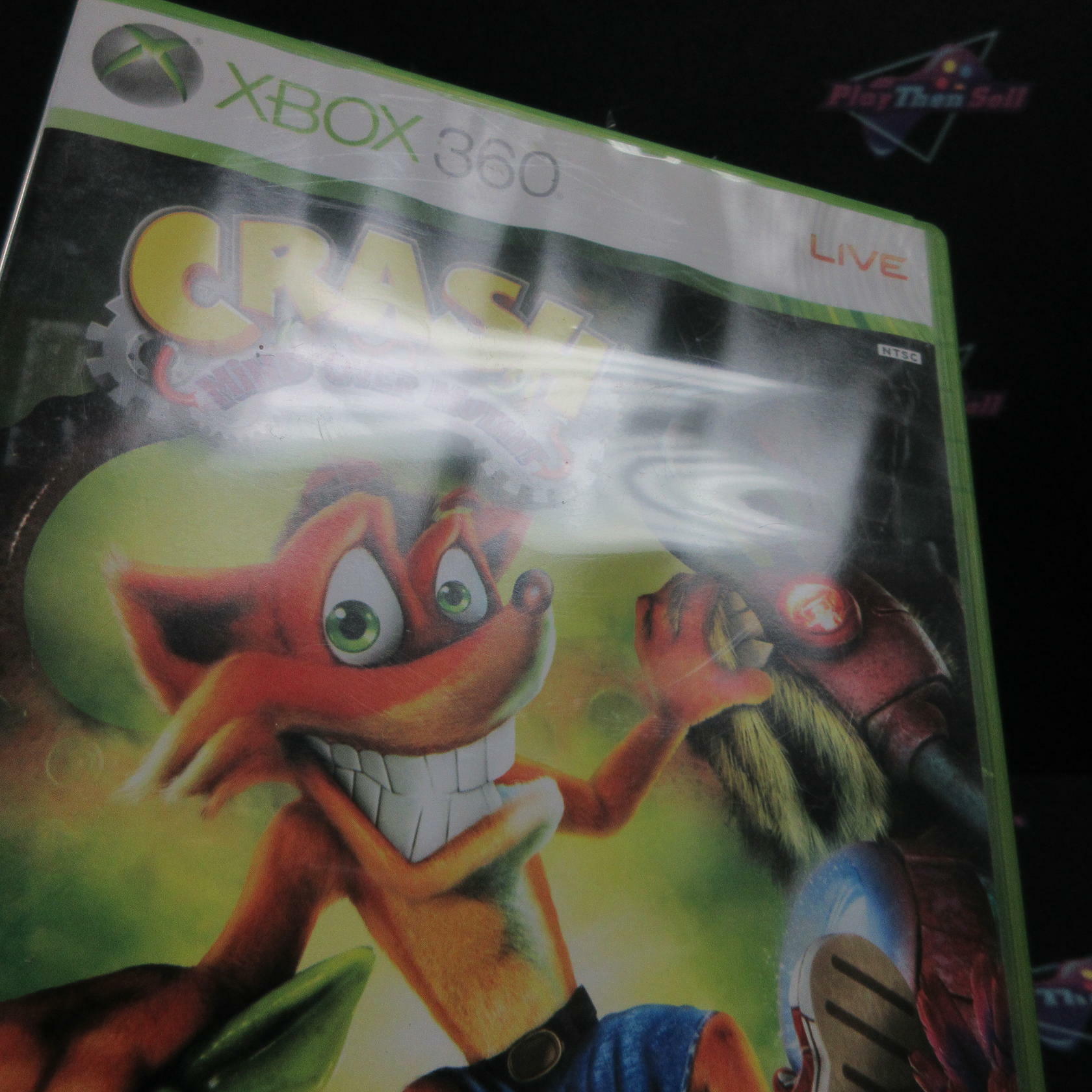 Crash Mind Over Mutant Xbox 360 - Rental AD Complete CIB - Very Good