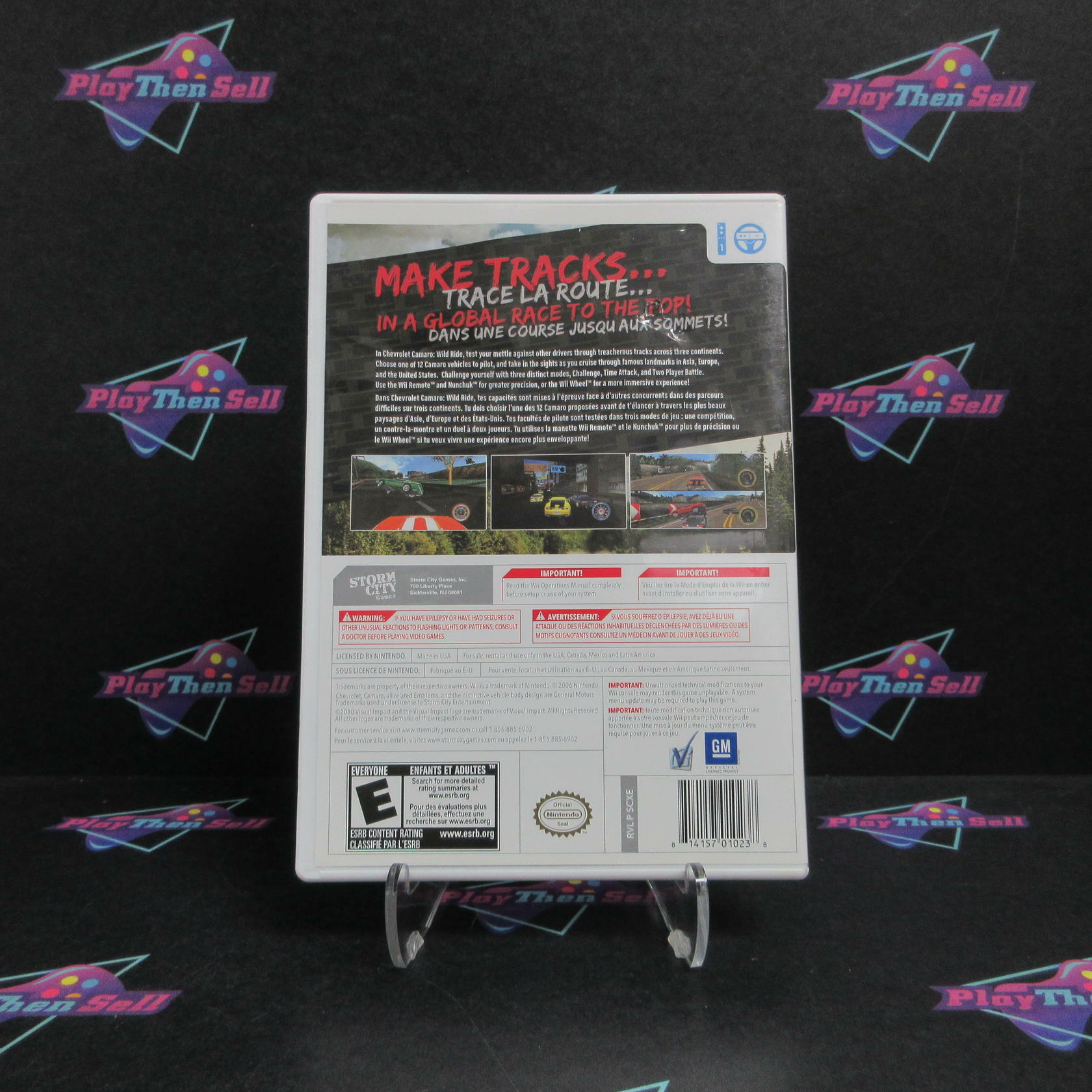 Camaro Wild Ride - Nintendo Wii AD Complete CIB - Very Good