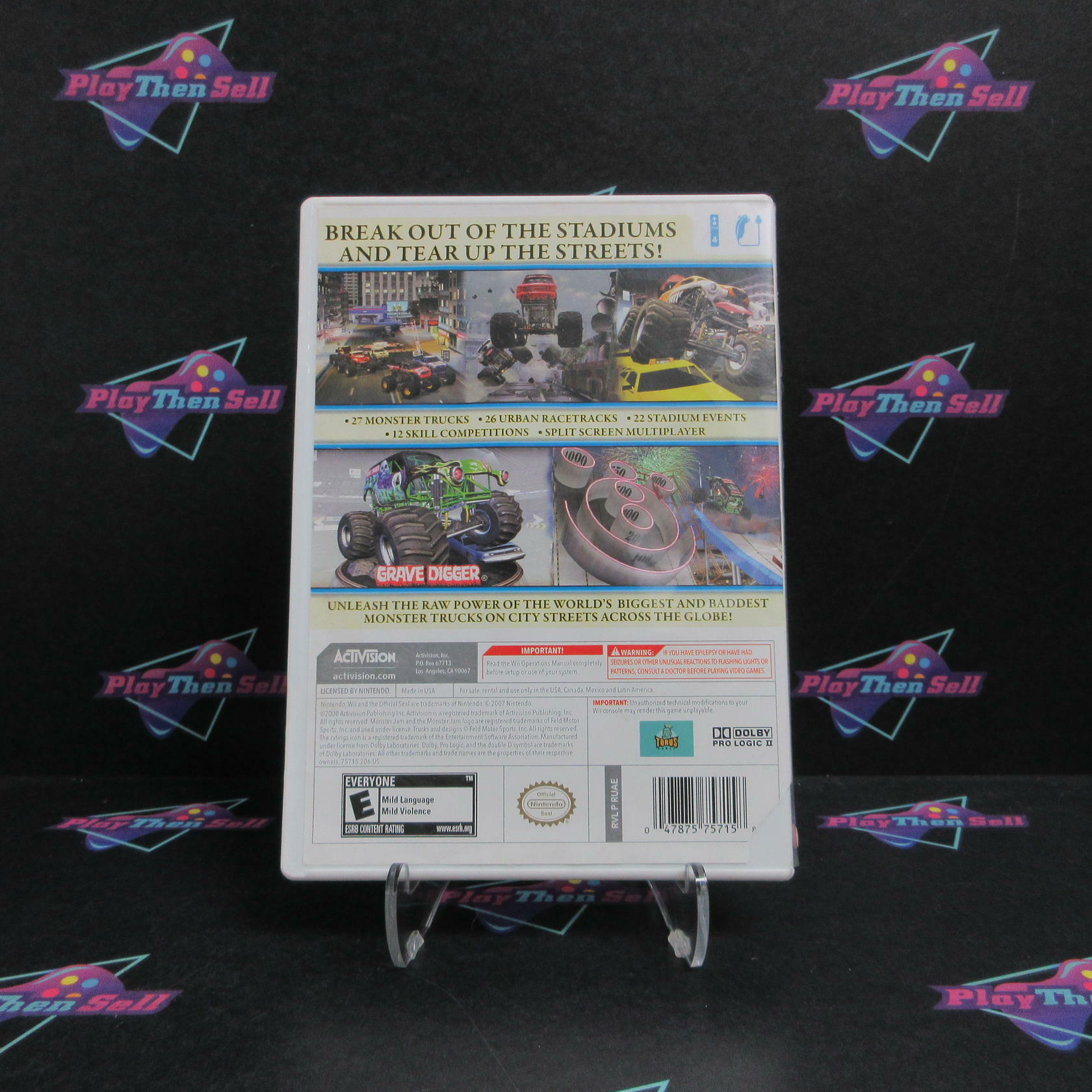 Monster Jam Urban Assault Nintendo Wii - AD/NM - Very Good