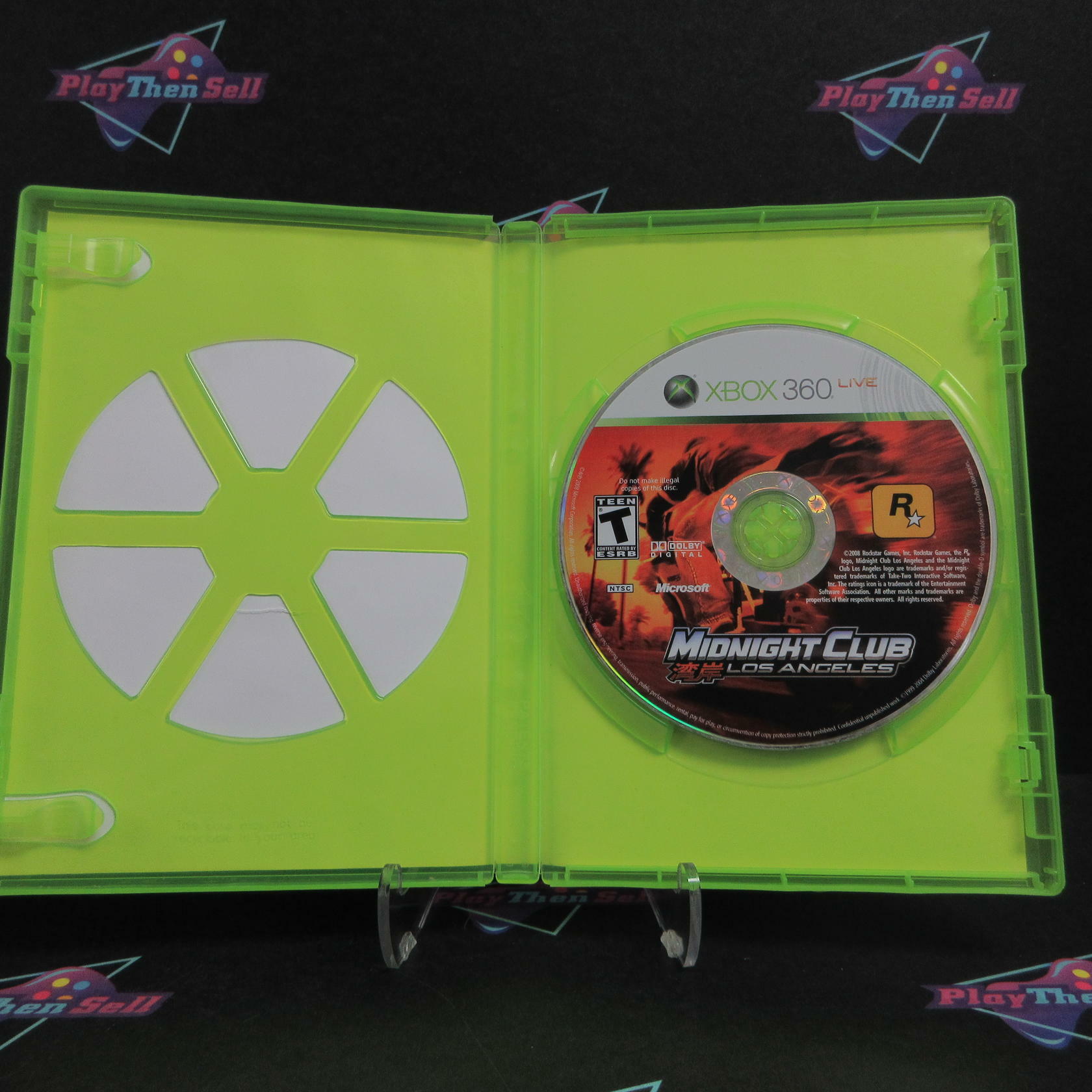 Midnight Club Los Angeles Xbox 360 - Rental AD/NM - Very Good