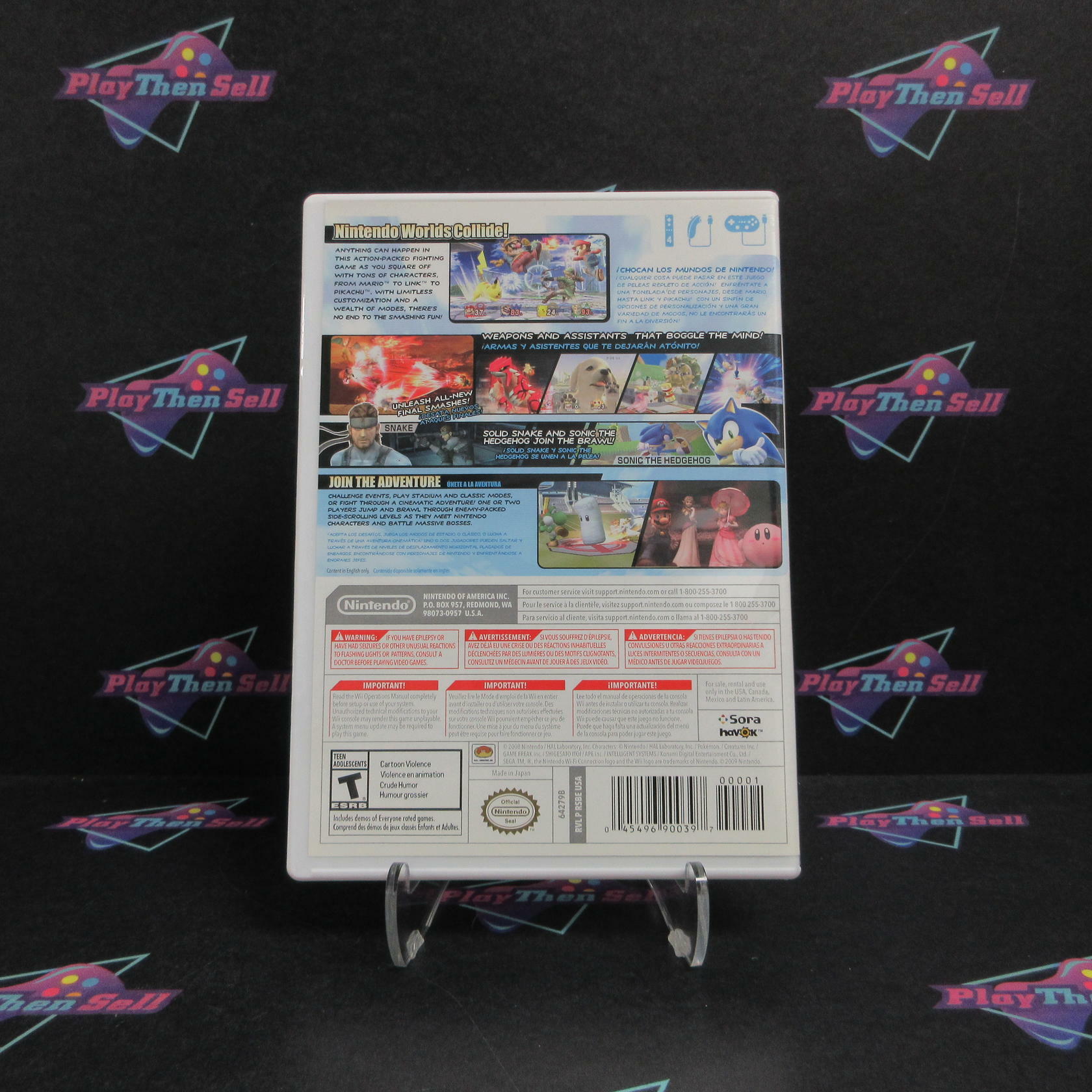 Super Smash Bros Brawl Nintendo Wii DD/NM - Very Good