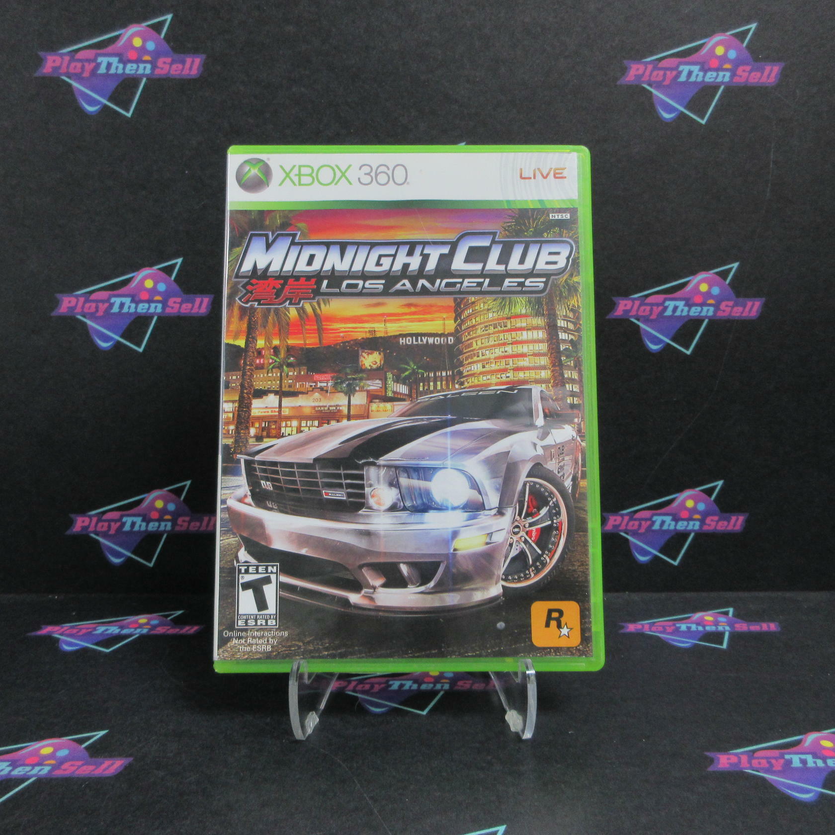 Midnight Club Los Angeles Xbox 360 - Rental AD/NM - Very Good