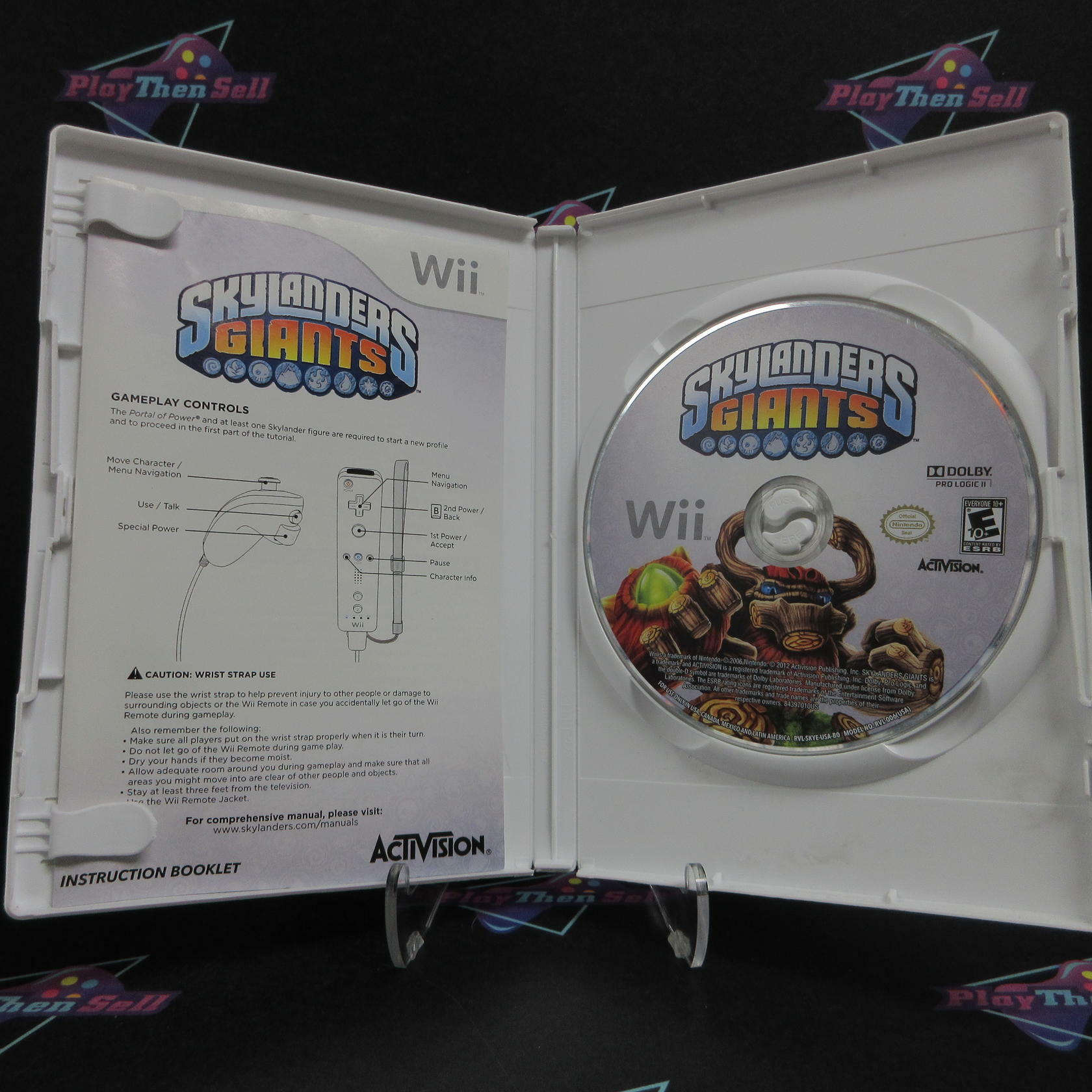 Skylanders Giants Nintendo Wii - AD Complete CIB - Very Good
